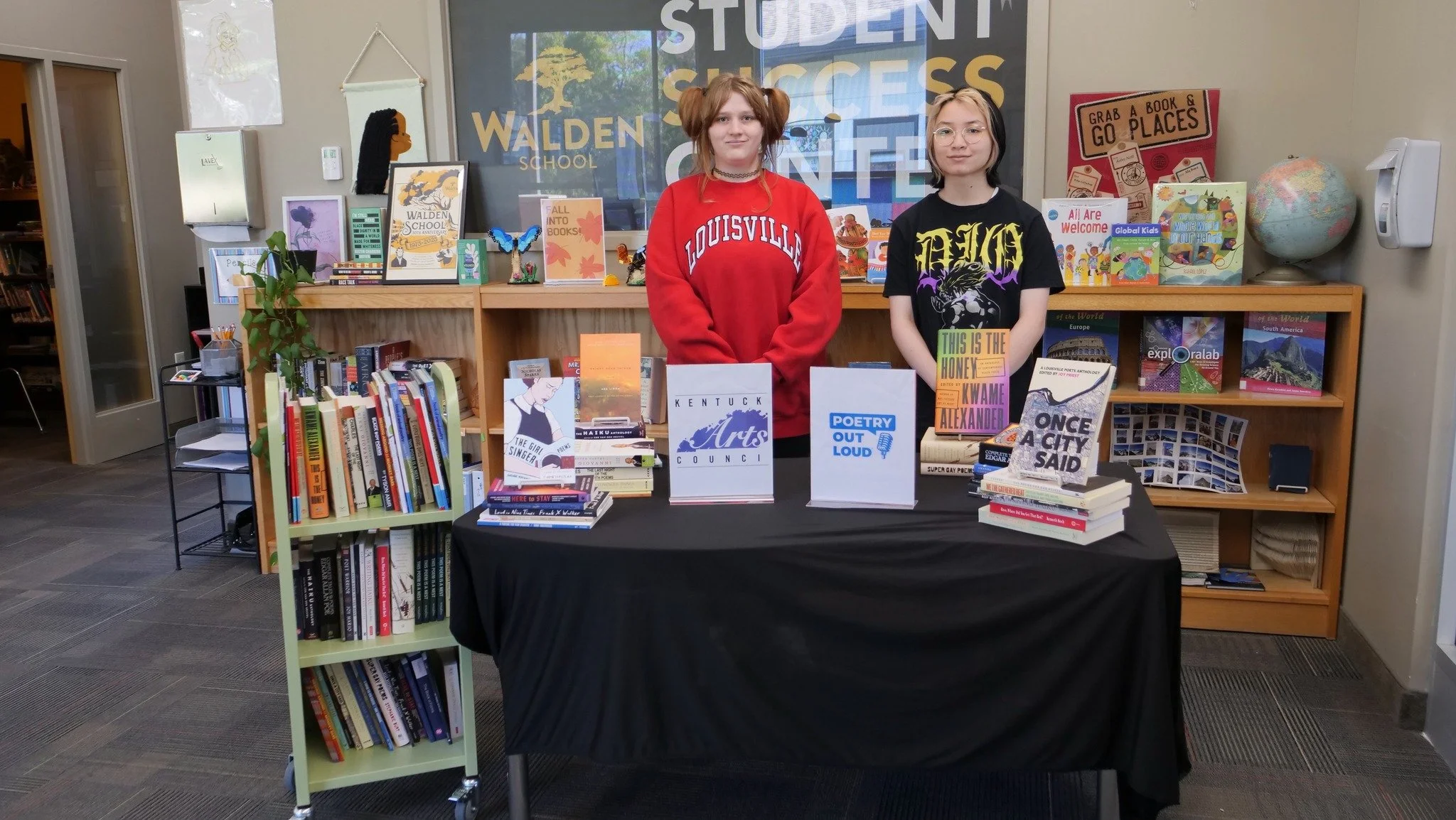 Walden received a grant of $1,650 from the Kentucky Arts Council as part of the Poetry Out Loud program to support the school's poetry program. Poetry Out Loud is a national program where students recite and perform poems from published authors. This