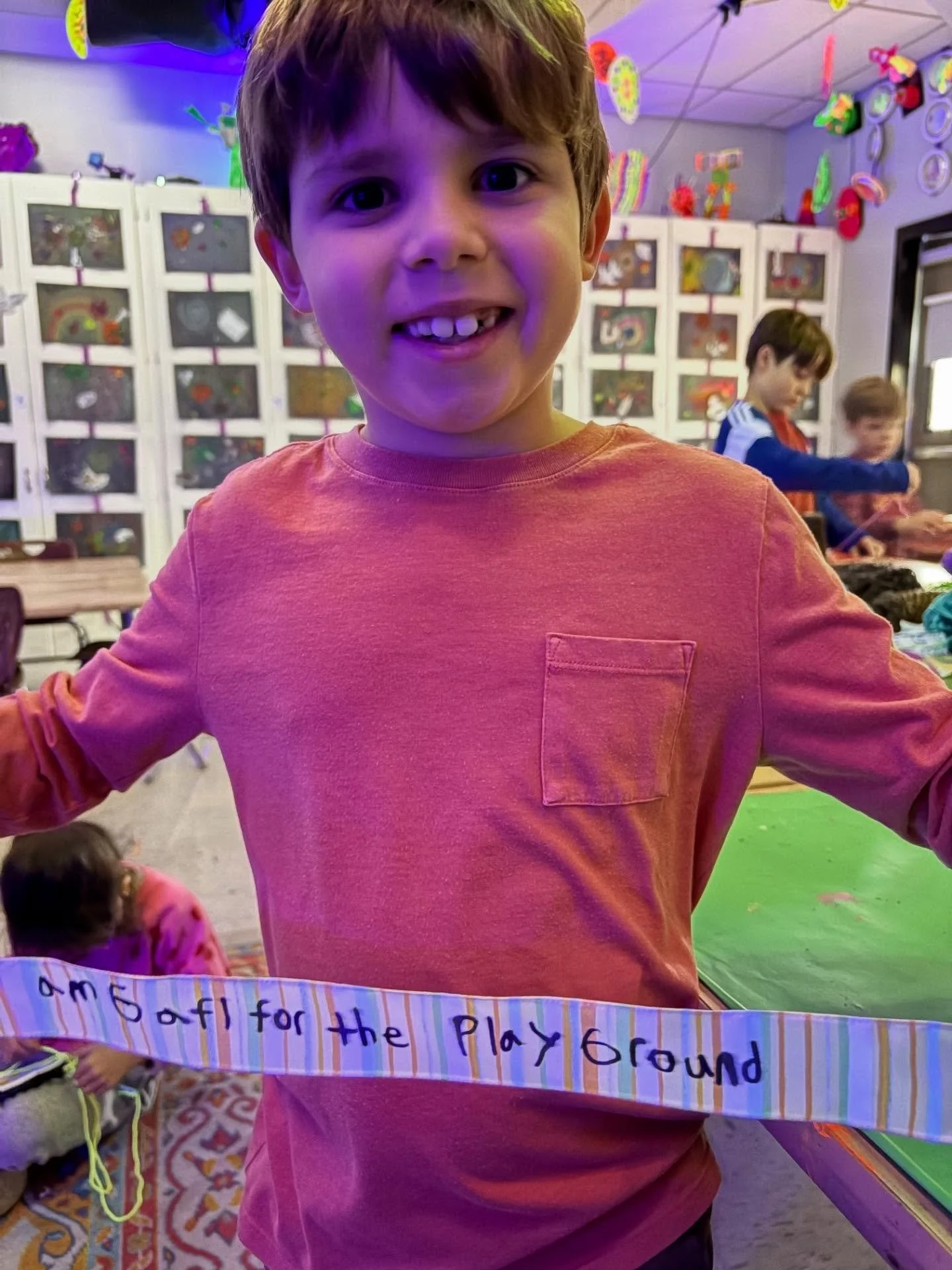 If you walk through the Lower School hallway, be sure to look up! 🎨

You&rsquo;ll find the most inspiring and sweet art installation, created by our K-8th grade artists. As a practice in mindfulness, students designed and decorated colorful ribbons,