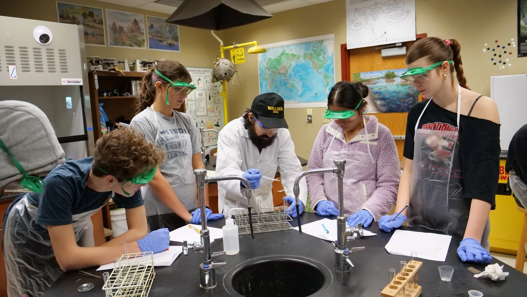 High school Chemistry students participated in an exciting lab, testing magnesium, sodium, and aluminum&mdash;and the results were hard to miss! As they experimented, students carefully documented their observations, noting the different ways each el