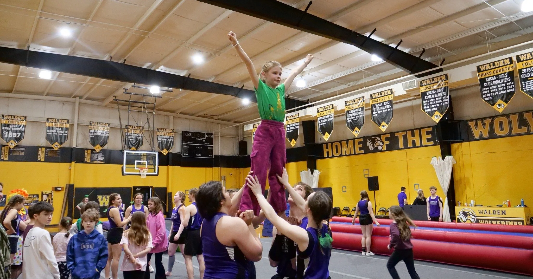 A huge thank you to the Asbury University Tumbling Team for visiting campus and putting on an incredible performance for our students! From high-flying flips to impressive stunts, the show had everyone amazed.

Our students also got in on the action&