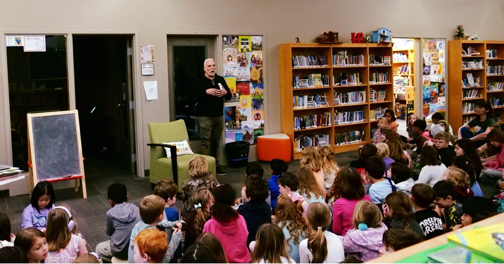Thank you to Ted Bressoud, owner of Bressoud Architecture, Walden Class of 1979 alum, board member, and architect extraordinaire for inspiring our K&ndash;4 students with his architectural expertise!

He shared his knowledge, answered thoughtful ques