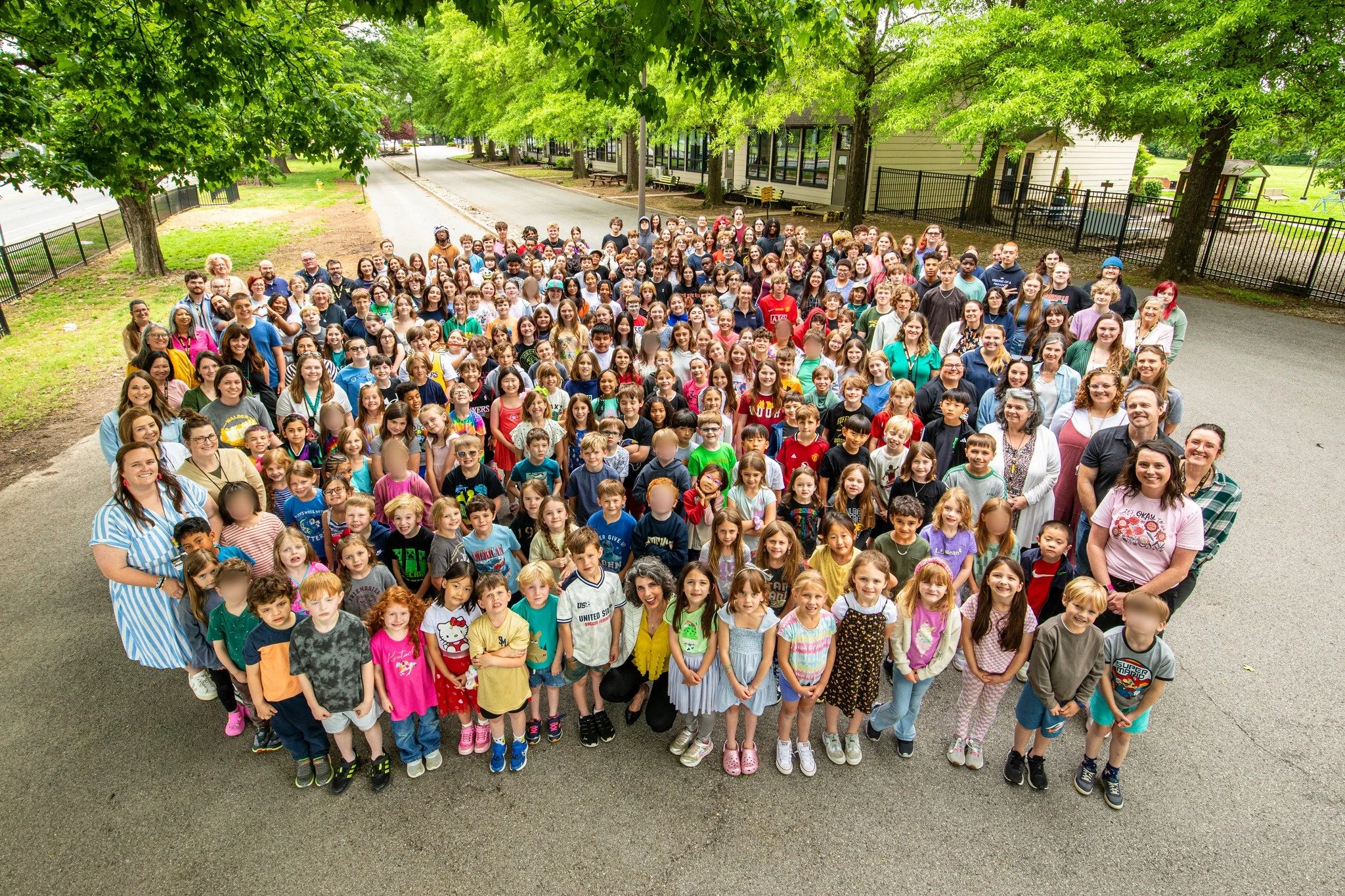 Per tradition, the all-school photo&mdash;one of our favorite ways to capture the spirit of our community! 📸 #GoWalden #WaldenSchool #LouisvilleKY #Community