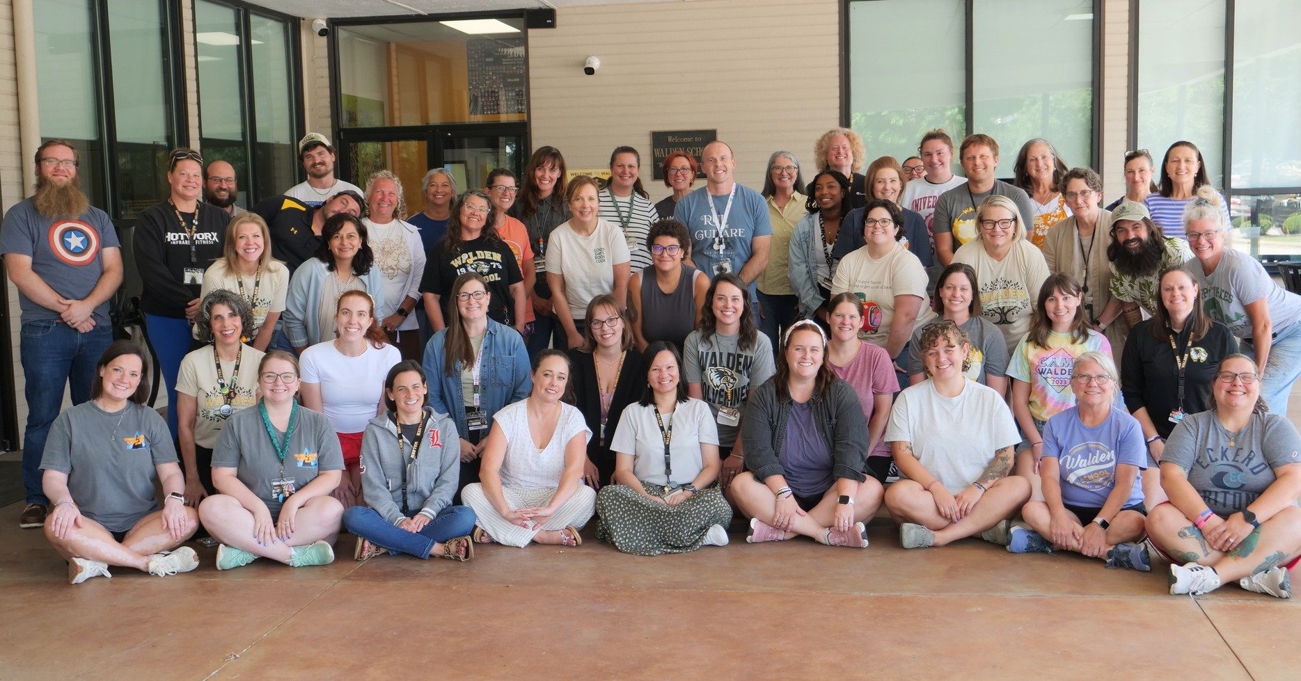 Our faculty and staff are ready for another school year together!

We hope you've had a relaxing summer, and we're excited to welcome everyone back on Wednesday, August 12. See you soon! 💛📚 #gowalden #waldenschool #louisvilleky #backtoschool