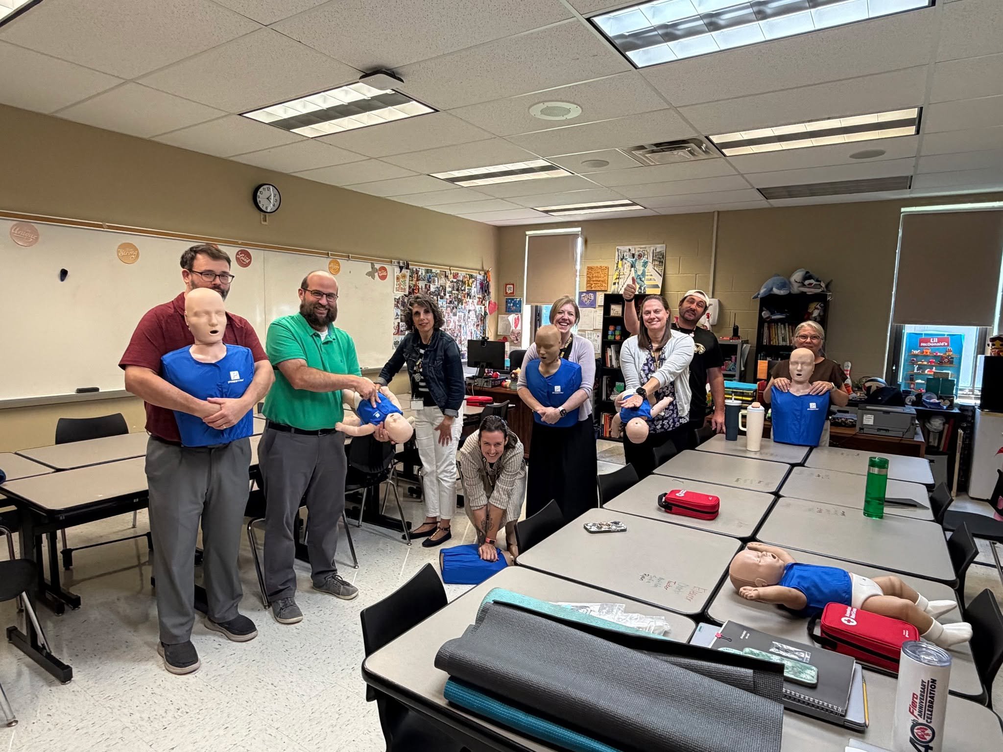 A huge thank you to the Walden Parent Association for funding and providing the CPR training dummies and equipment that makes CPR certification possible!

We&rsquo;re also incredibly grateful to Health Teacher Sam Brown for instructing and certifying