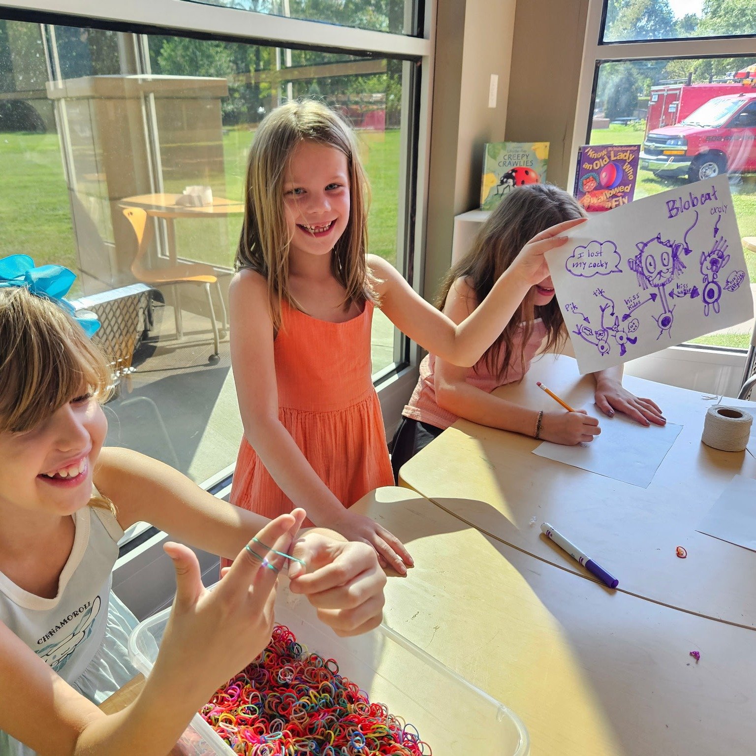 Just Stay &amp; Play kids, living in the moment. 💛

Making rubber-band bracelets, drawing, playing chess, building with LEGO&mdash;and enjoying all the little ways to create, play, and hang out after the school day.

Because sometimes the best part 