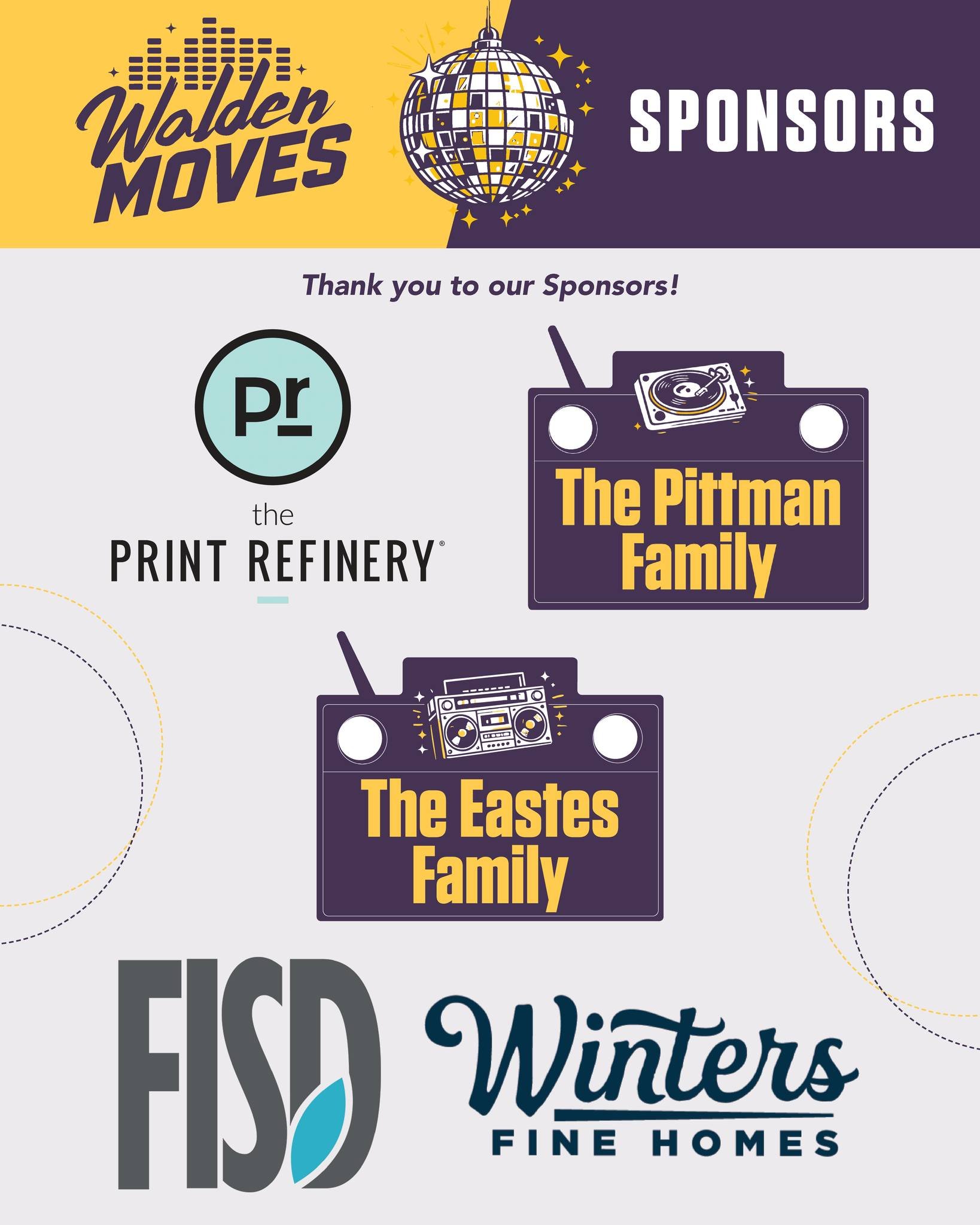 💛 We&rsquo;re moving because of our sponsors! Walden Moves is made possible by an incredible group of families and businesses who are helping us bring 24 hours of movement, music, fun, and community to life. We are so grateful for every sponsor supp