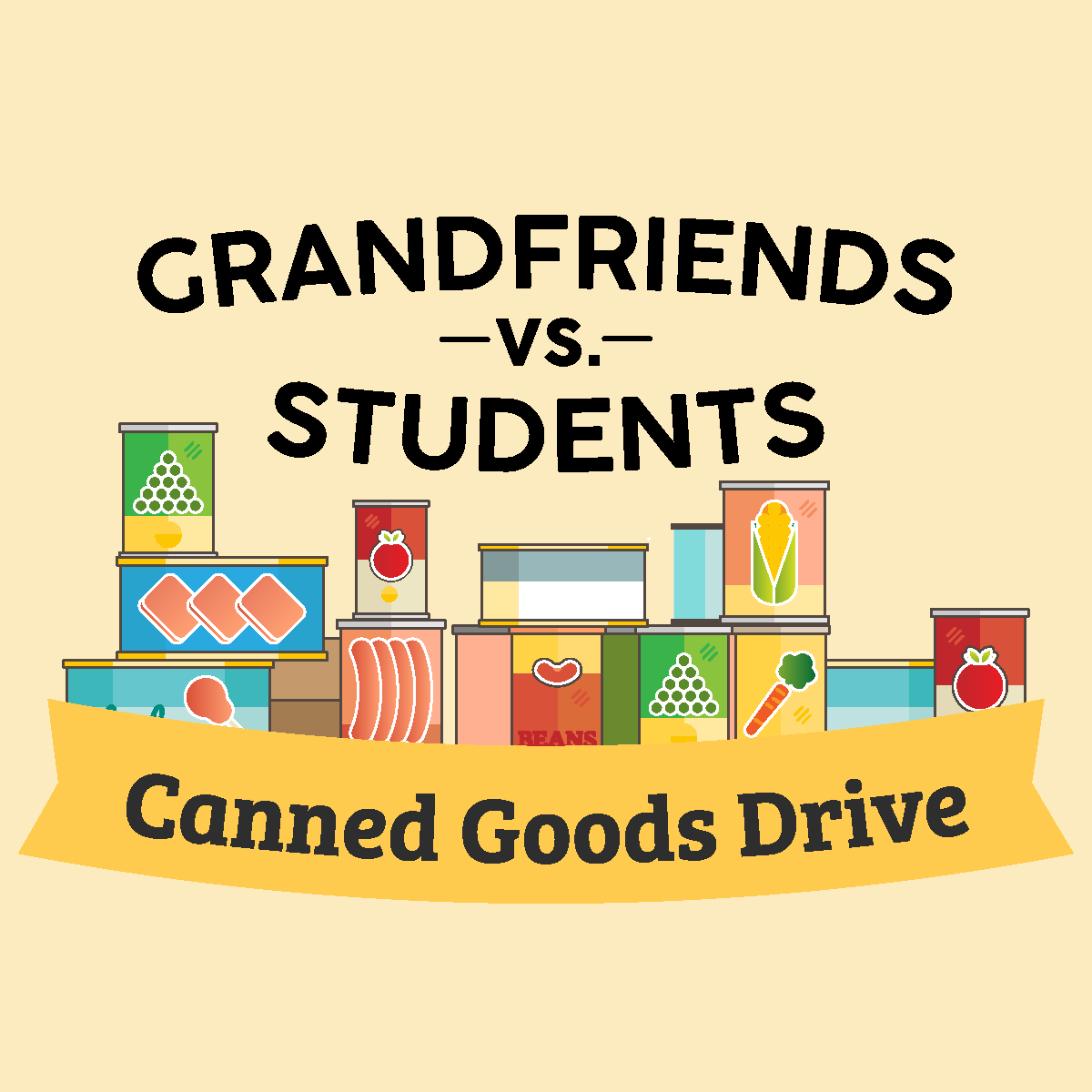 GRANDFRIENDS vs. STUDENTS FOOD DRIVE