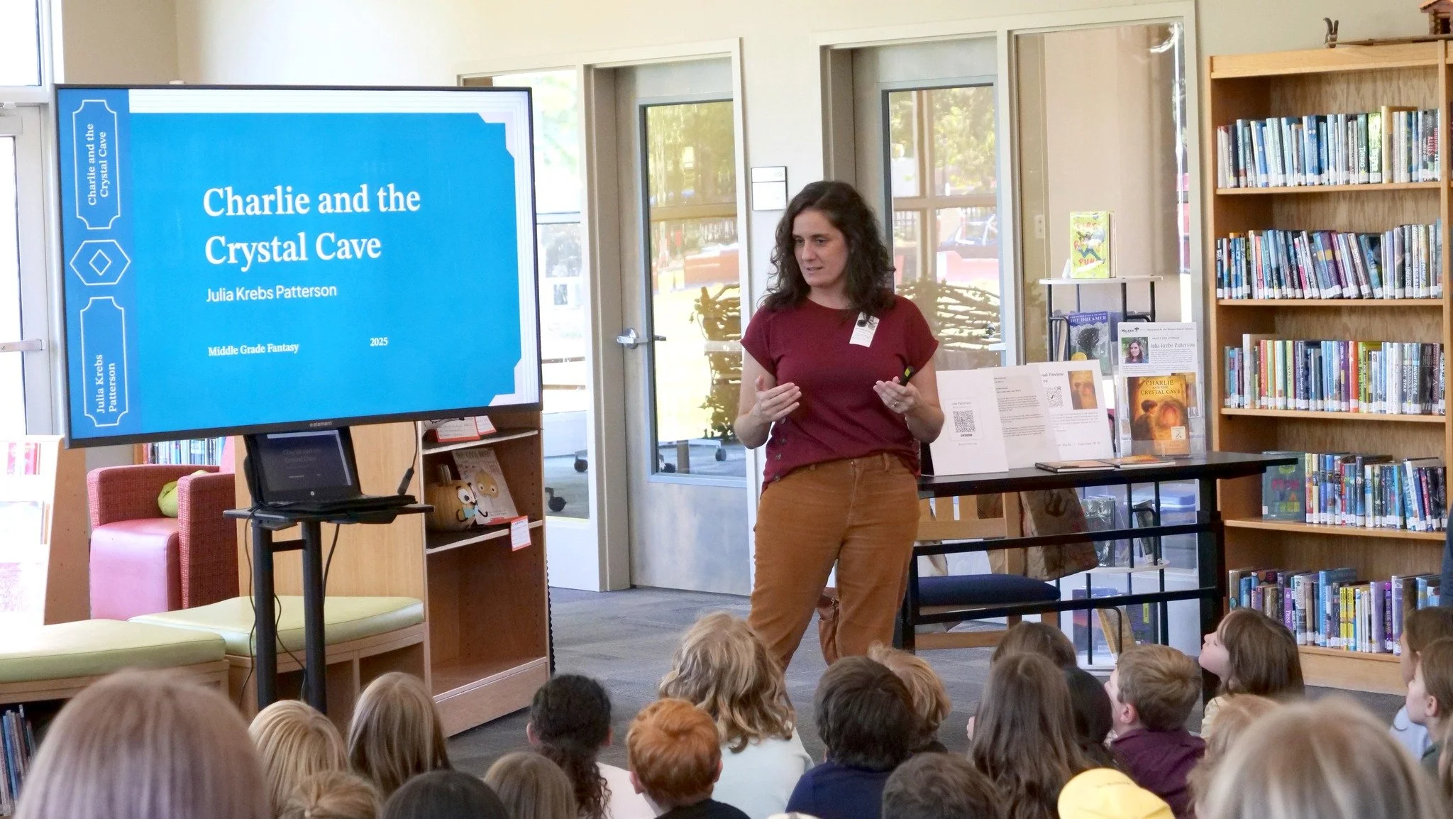 📚✨ A huge thank-you to children's author Julia Krebs Patterson for visiting Walden and adding a little literary magic to our Magical Cave Week!

Students in Grades 2&ndash;6 had the wonderful opportunity to meet Julia and learn about her book, Charl