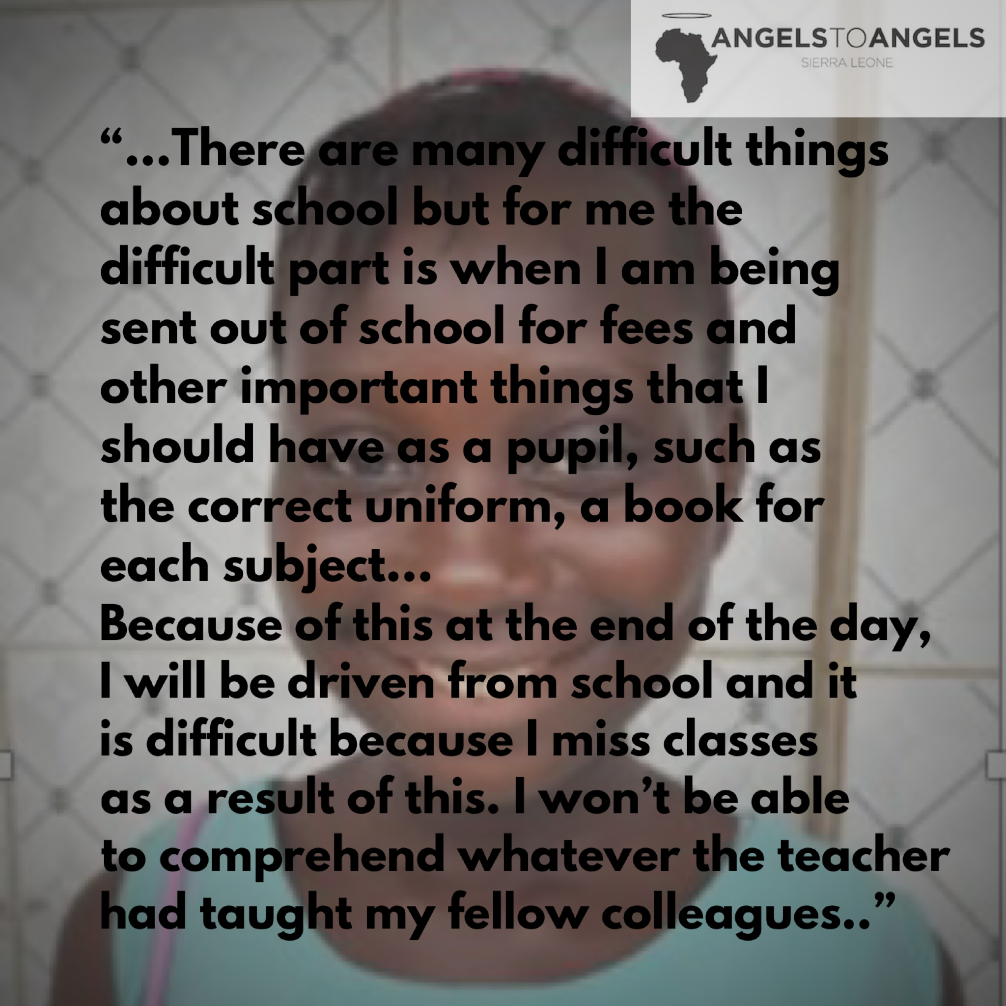 Essay Runner Up: Angella 