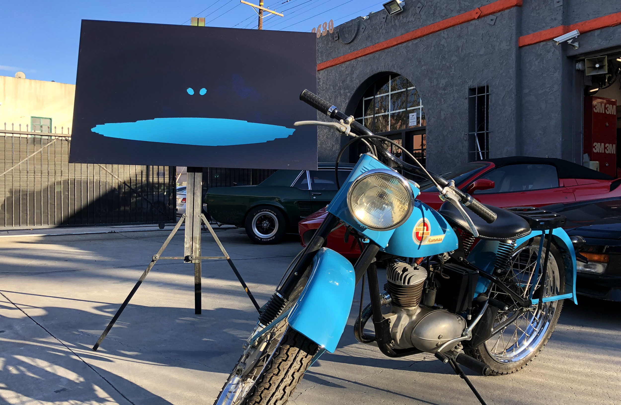 Harley Davidson 1951 - Color Miami Blue