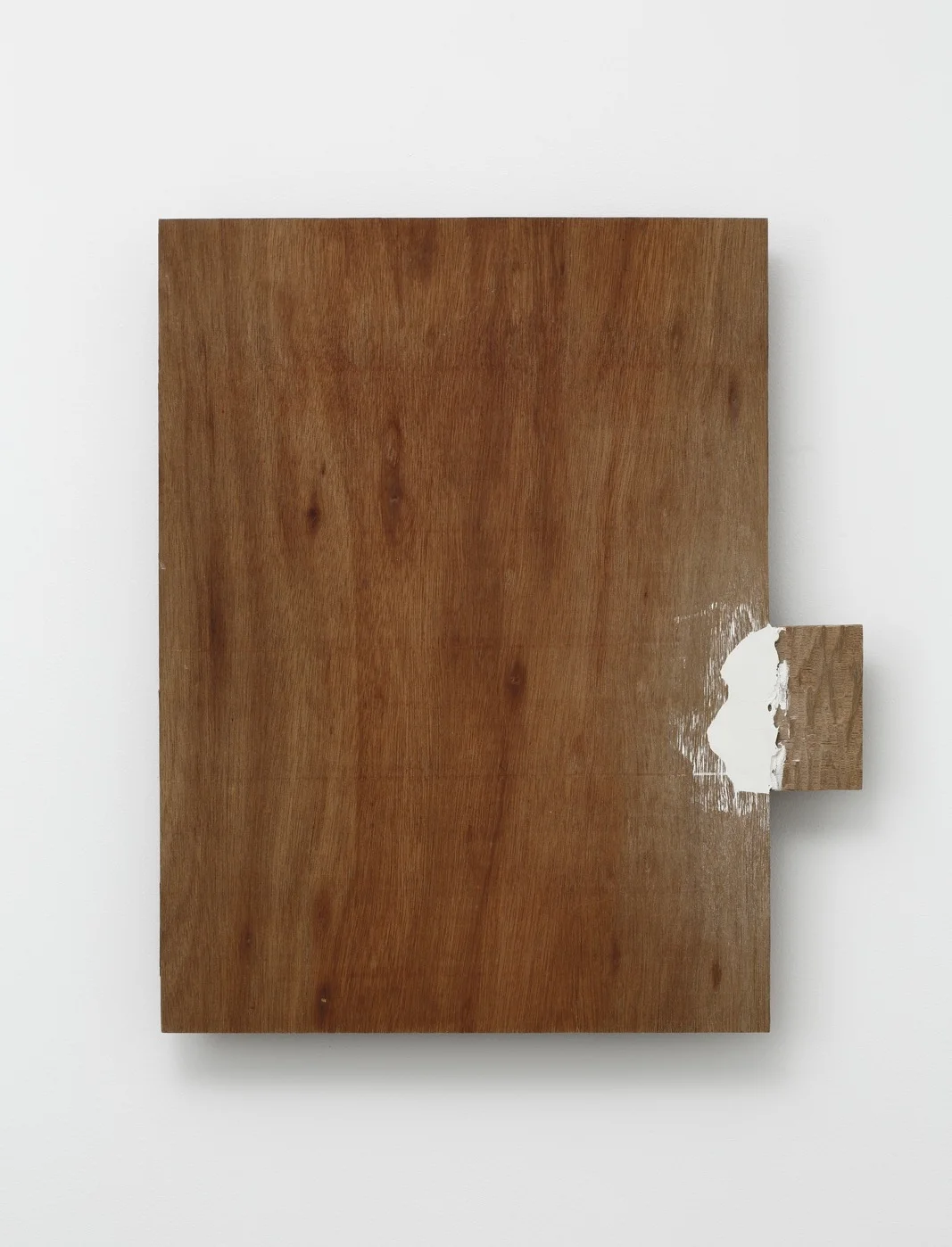 Supplemented Material—8615 , 1986 補われた素材ー8615 ( Oginawareta Sozai—8615 ) Plywood, putty 20 1/2 x 17 3/4 x 1 5/8 inches 52 x 45 x 4 centimeters