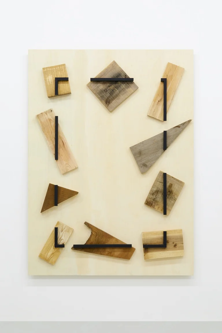 Merged Surrounding , 2018 Wood, acrylic 182.0 x 133.2 x 12.7 cm