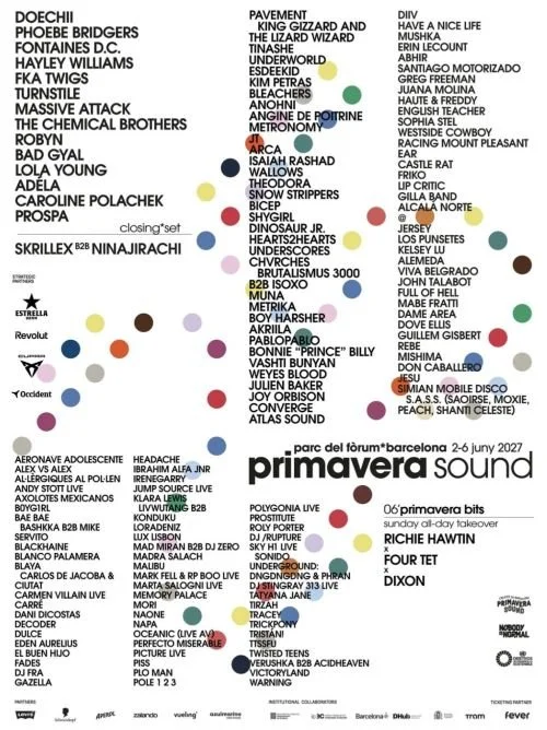 FEATURE: The Digital Mixtape: Primavera Sound 2027: The First Wave
