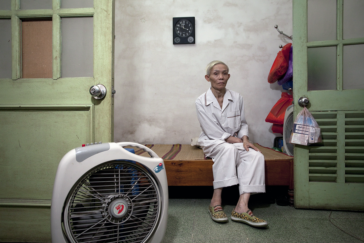 Living quarter of a the forgotten soldier, Hanoi, Vietnam