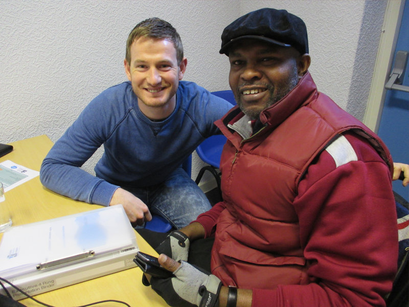 Ayo Falana (Co-Volunteer Founder & Global Ambassador – LSFH/MAPFest.org) and James Sloan (Development Manager Imagine IF Trust)