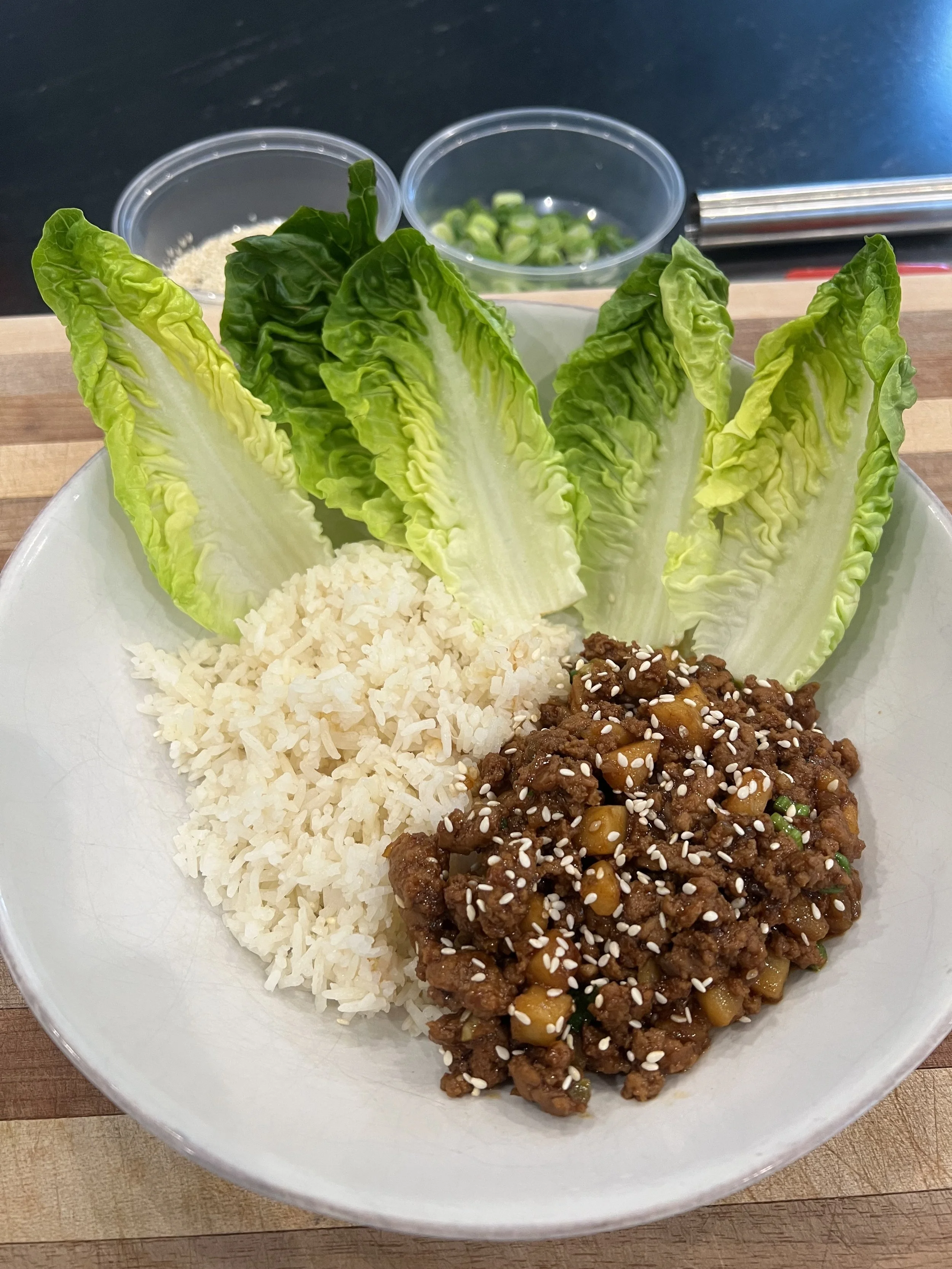 Healthy Thai Lettuce Wraps