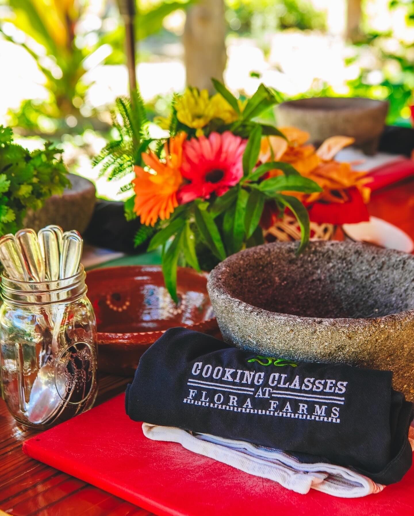 A peek into our Regional Salsas Cooking Class. A timeless classic.