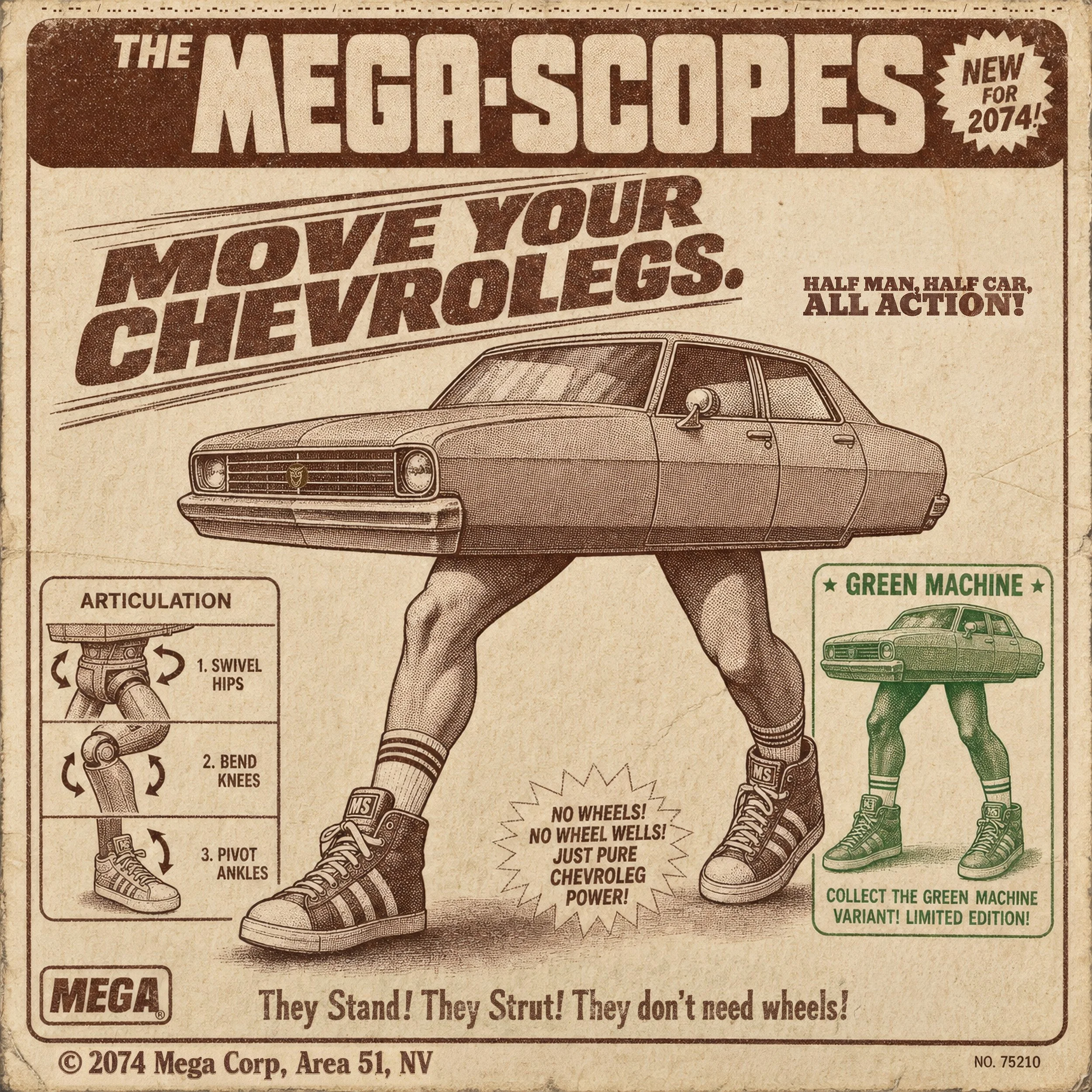"Move Your Chevrolegs" 24 bit Master Recording