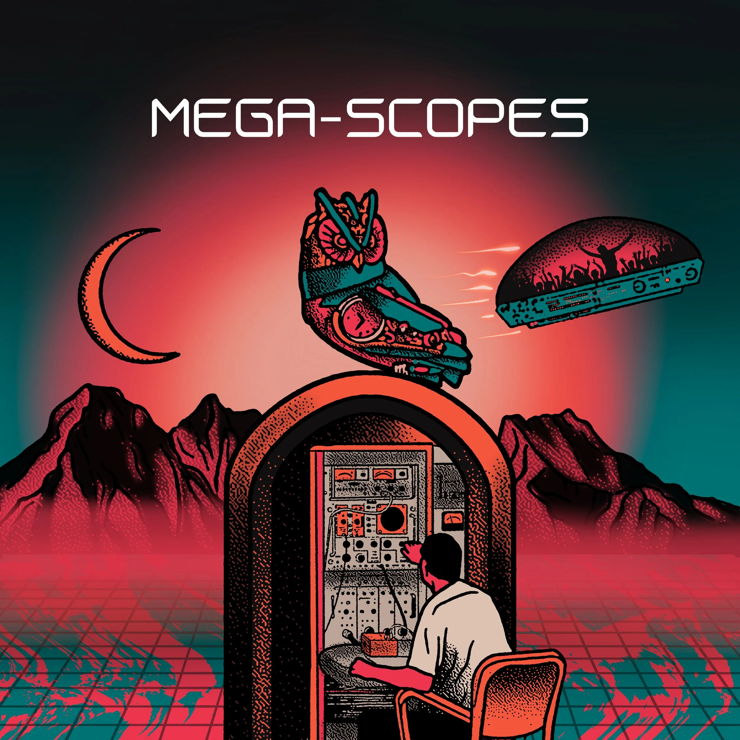 MEGA-SCOPES EP album art Poster
