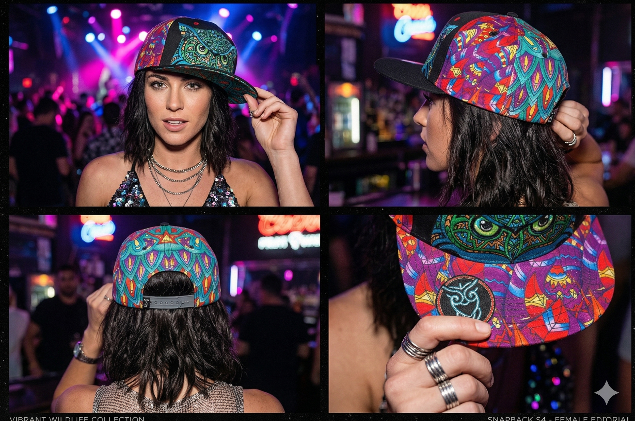 Official Grassroots California × MegaScopes collaboration snapback Hat