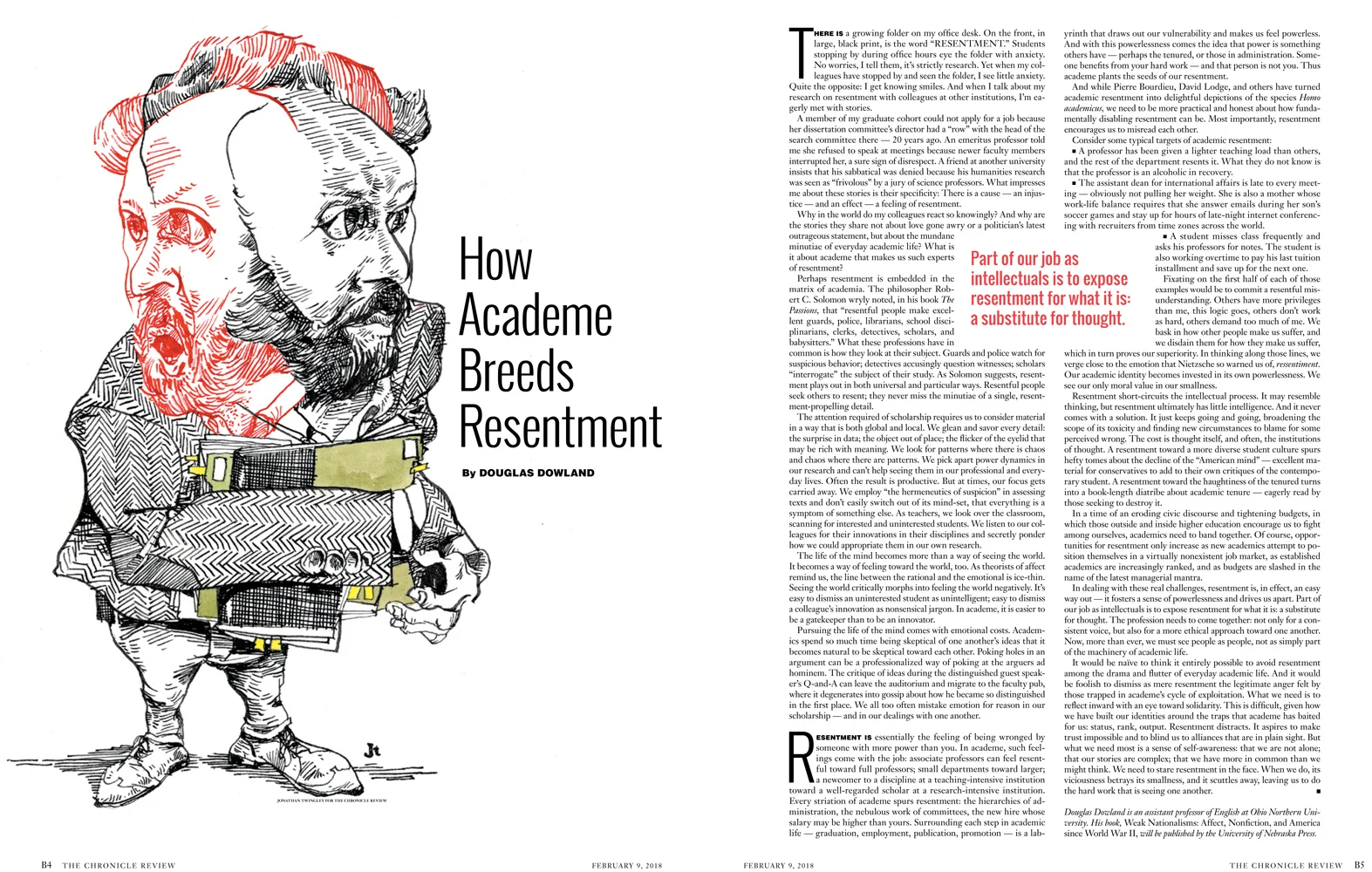 Originally designed as a vignetted spot, the drawing ran as a full-page illustration, online as well as in print, always a treat to see.