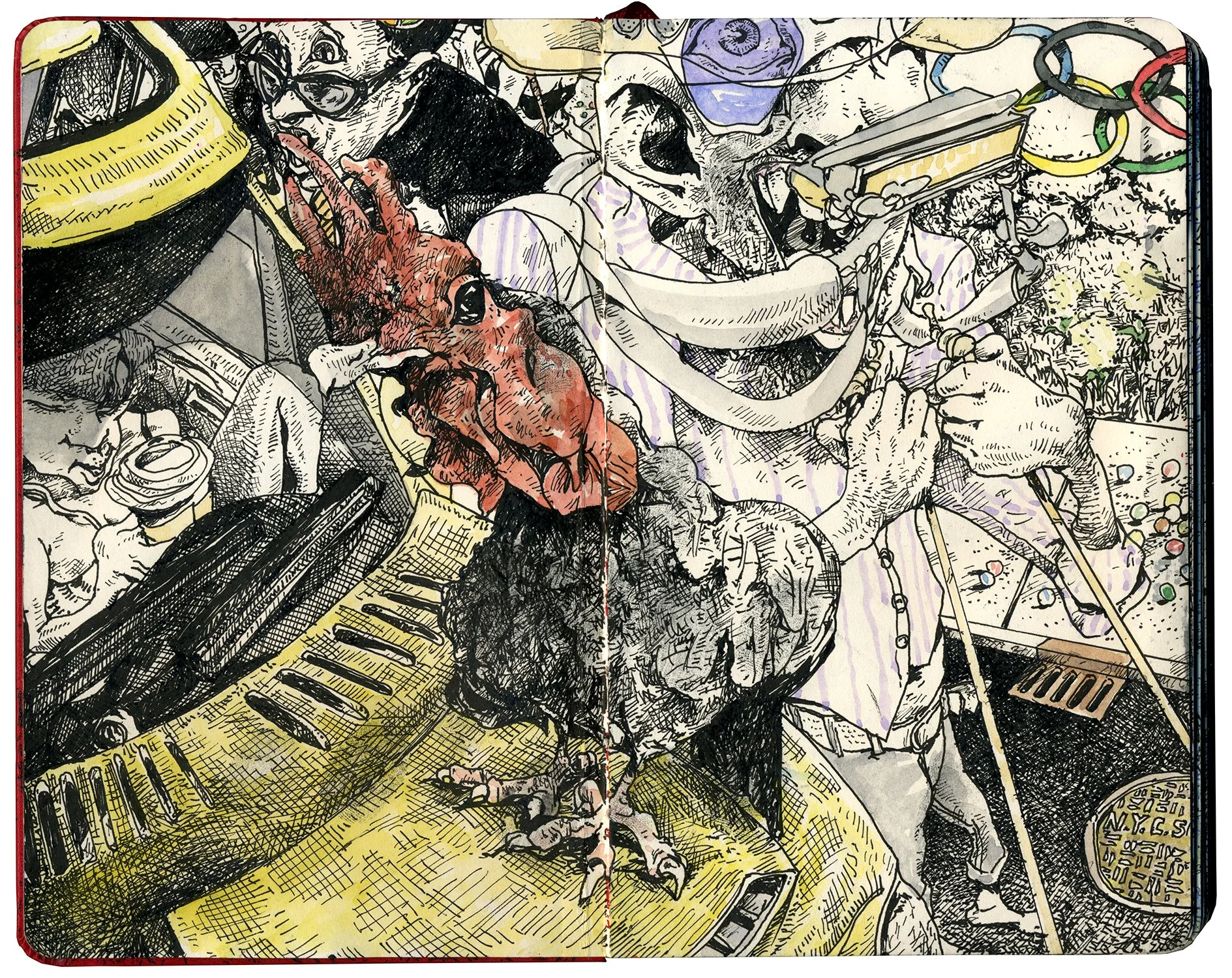 2. AT THE INTERSECTION OF THE ROOSTER, THE MADMAN AND THE OLYMPIC GAMES.jpg