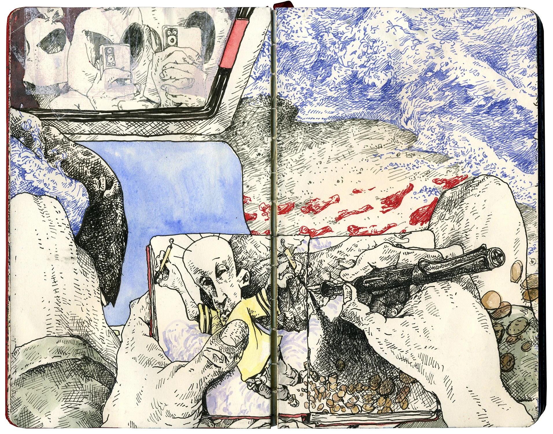 13. WHEN YOUR SPOOKS COME ASHORE AND SURPRISE YOU ON THE SUBWAY....jpg