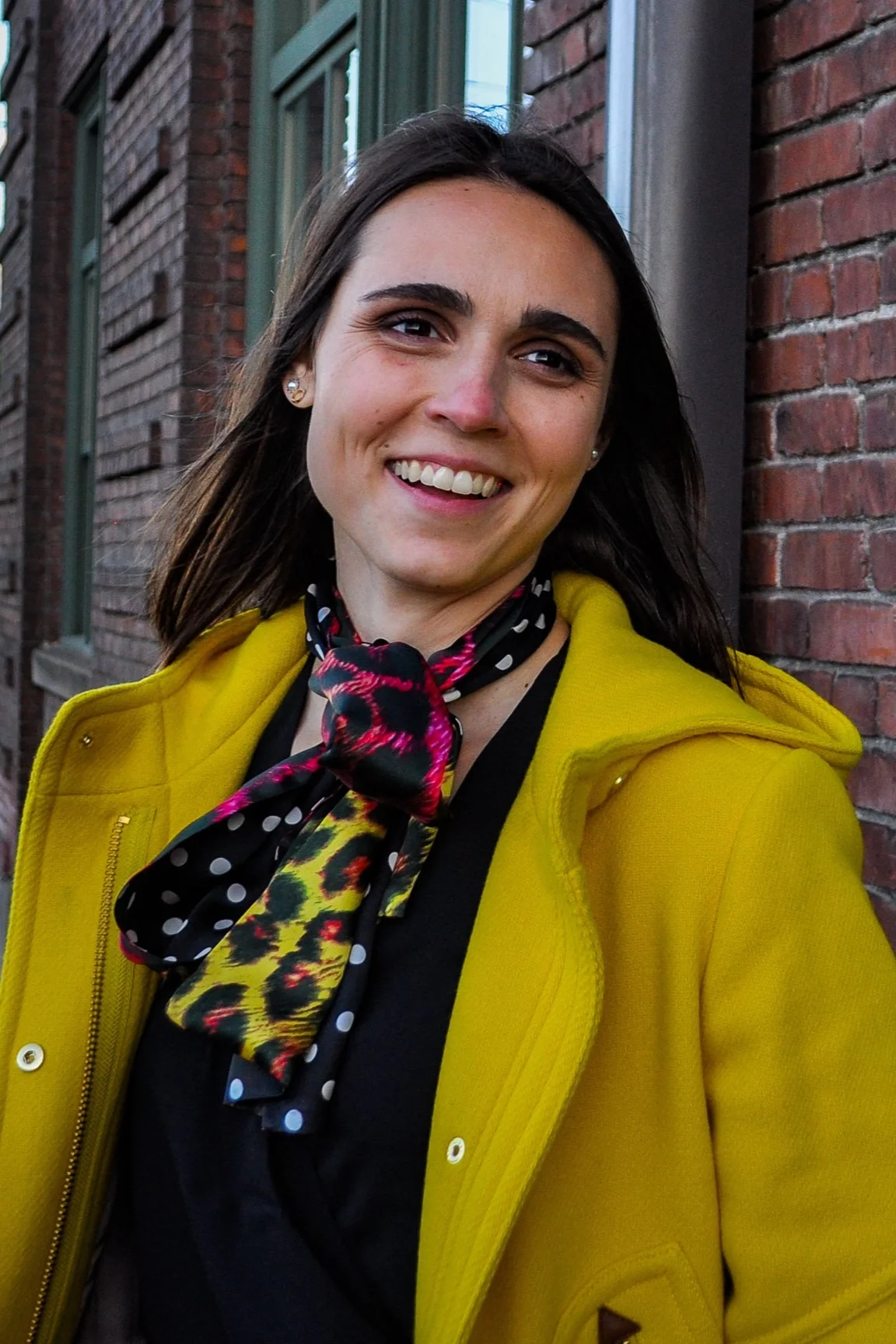Bright leopard print and black-white doBright leopard print and black-white dots reversible silk charmeuse luxury scarfts reversible silk charmeuse scarf