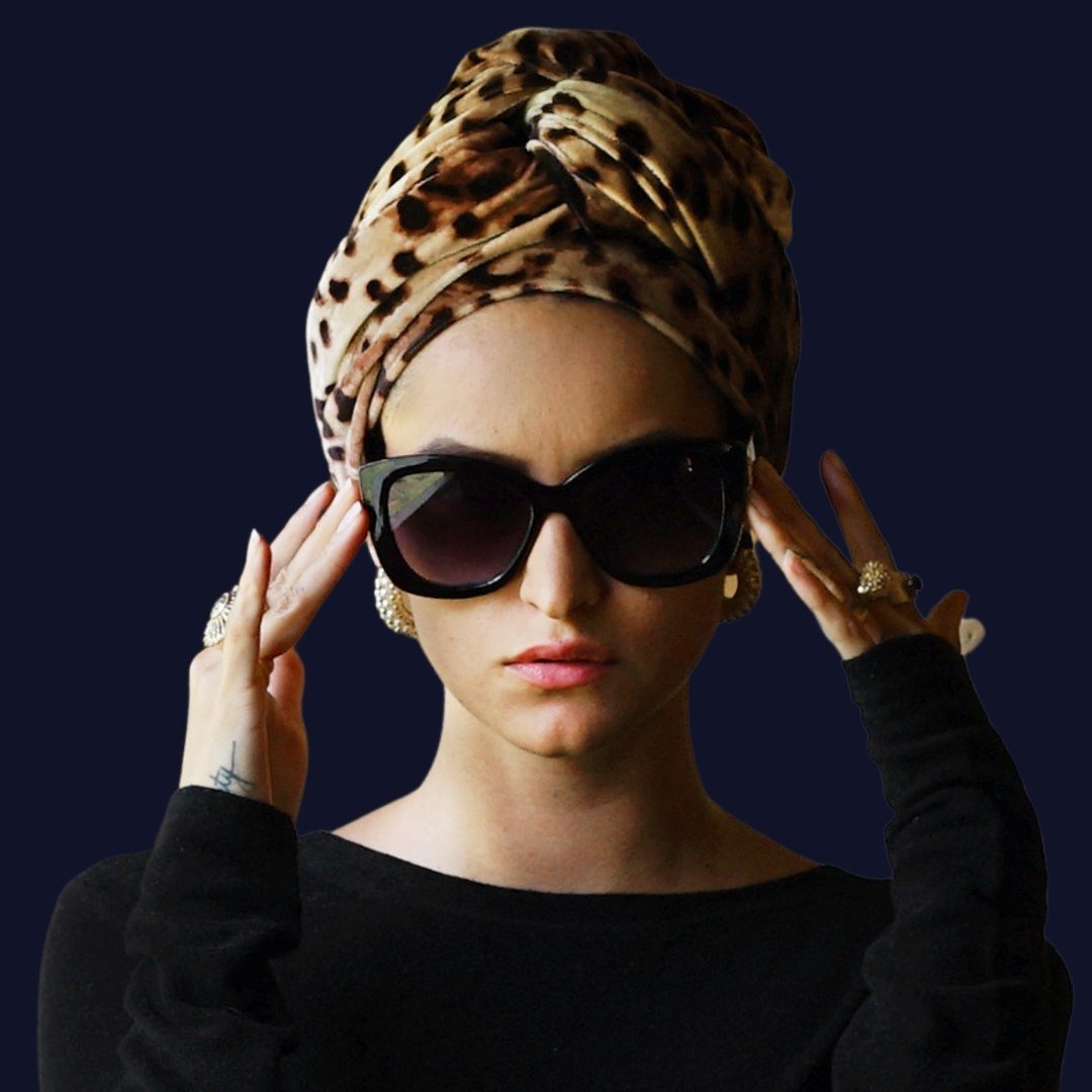 Greenwich Animal Velvet Head Wrap 