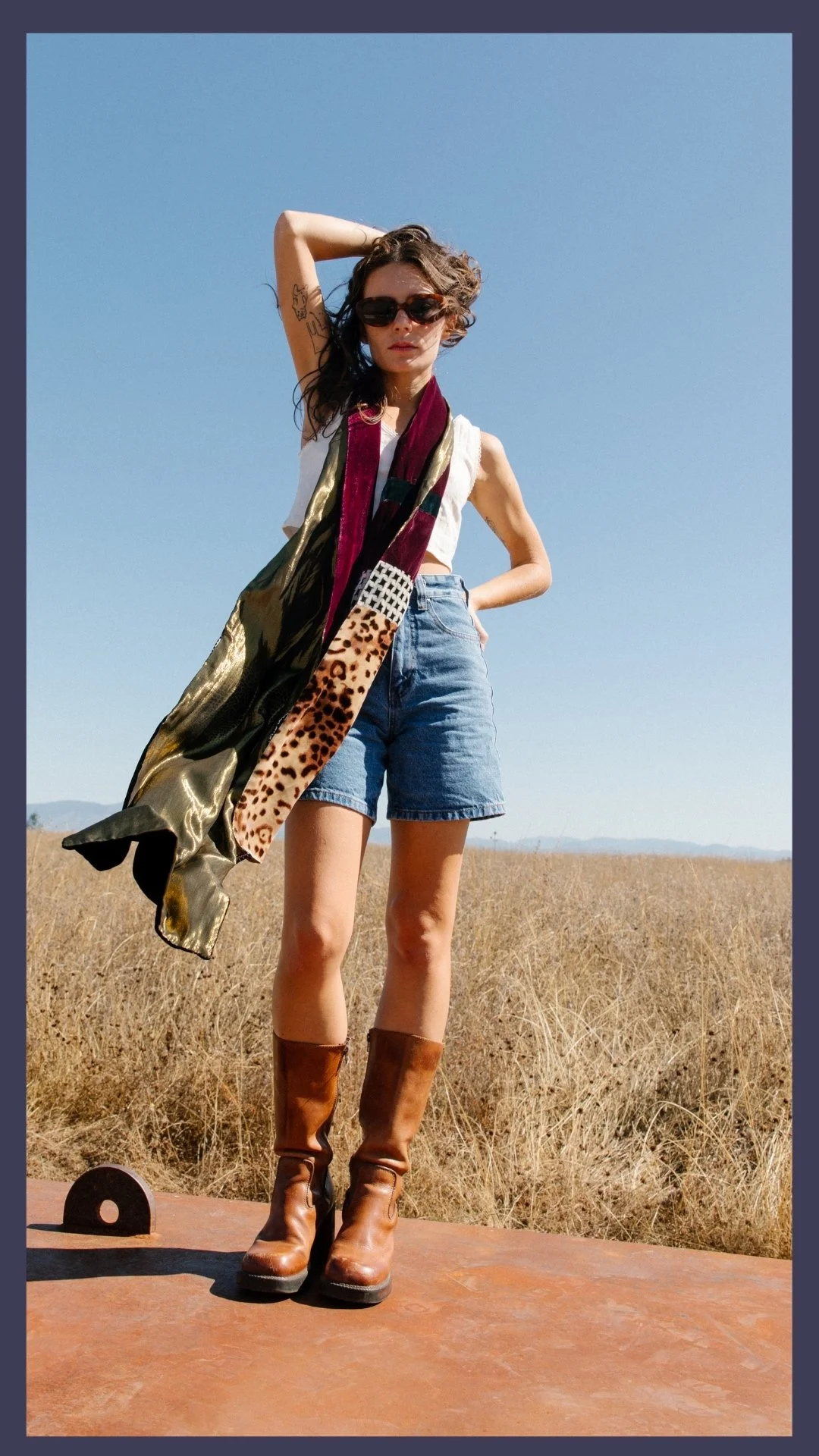 Crosby ReCycled Original Patchwork Scarf