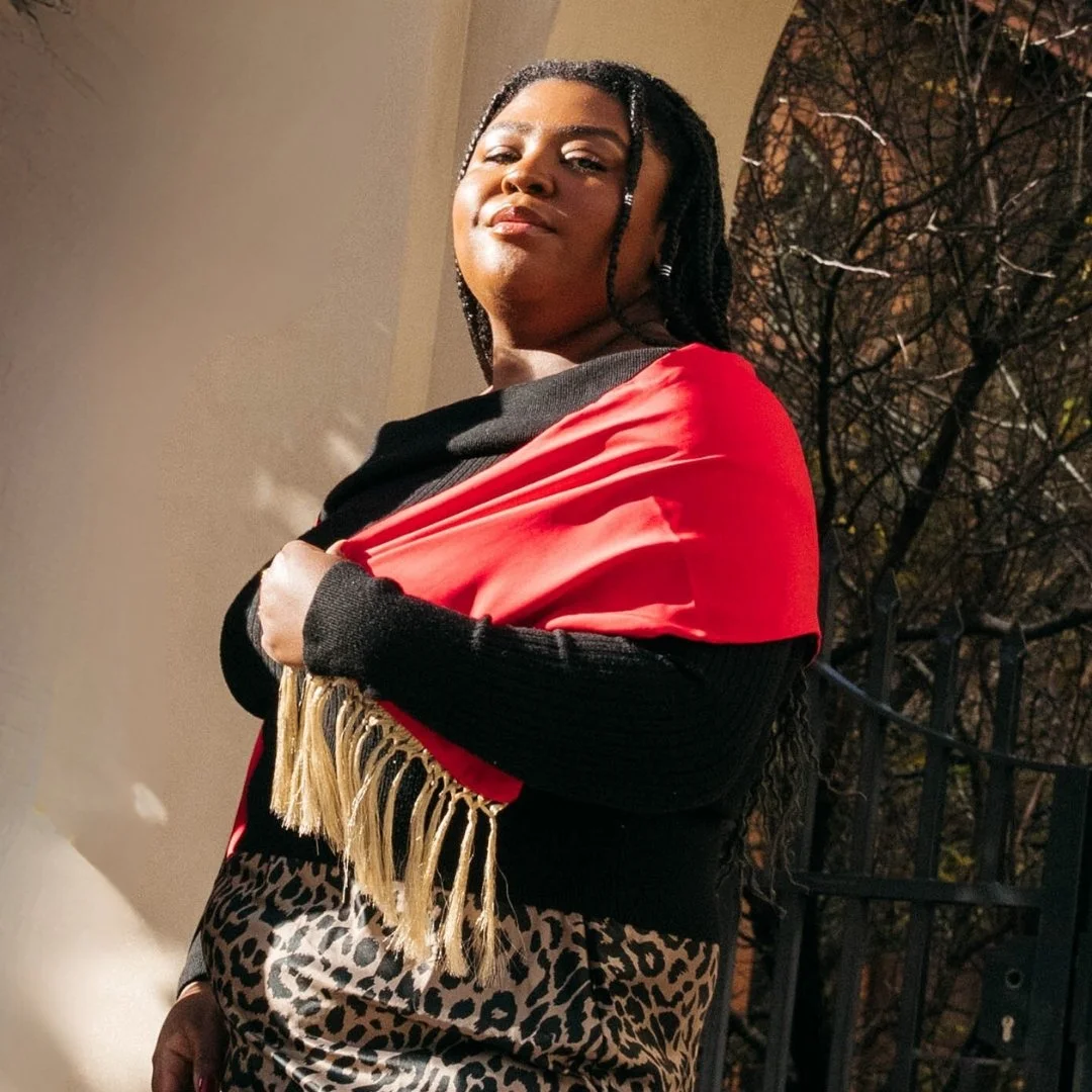 THE Opera Scarf in Black Velvet Reversing to Red Silk Charmeuse with custom Lamé