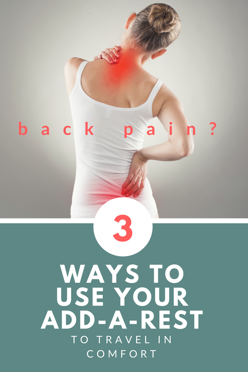 3 Main Positions For Your Add-A-Rest Travel Pillow