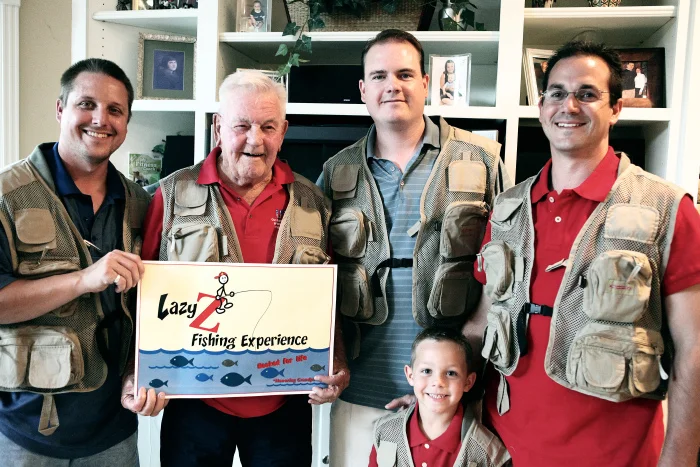 Joe, Grandpa Z, Gary, Grant and Cole