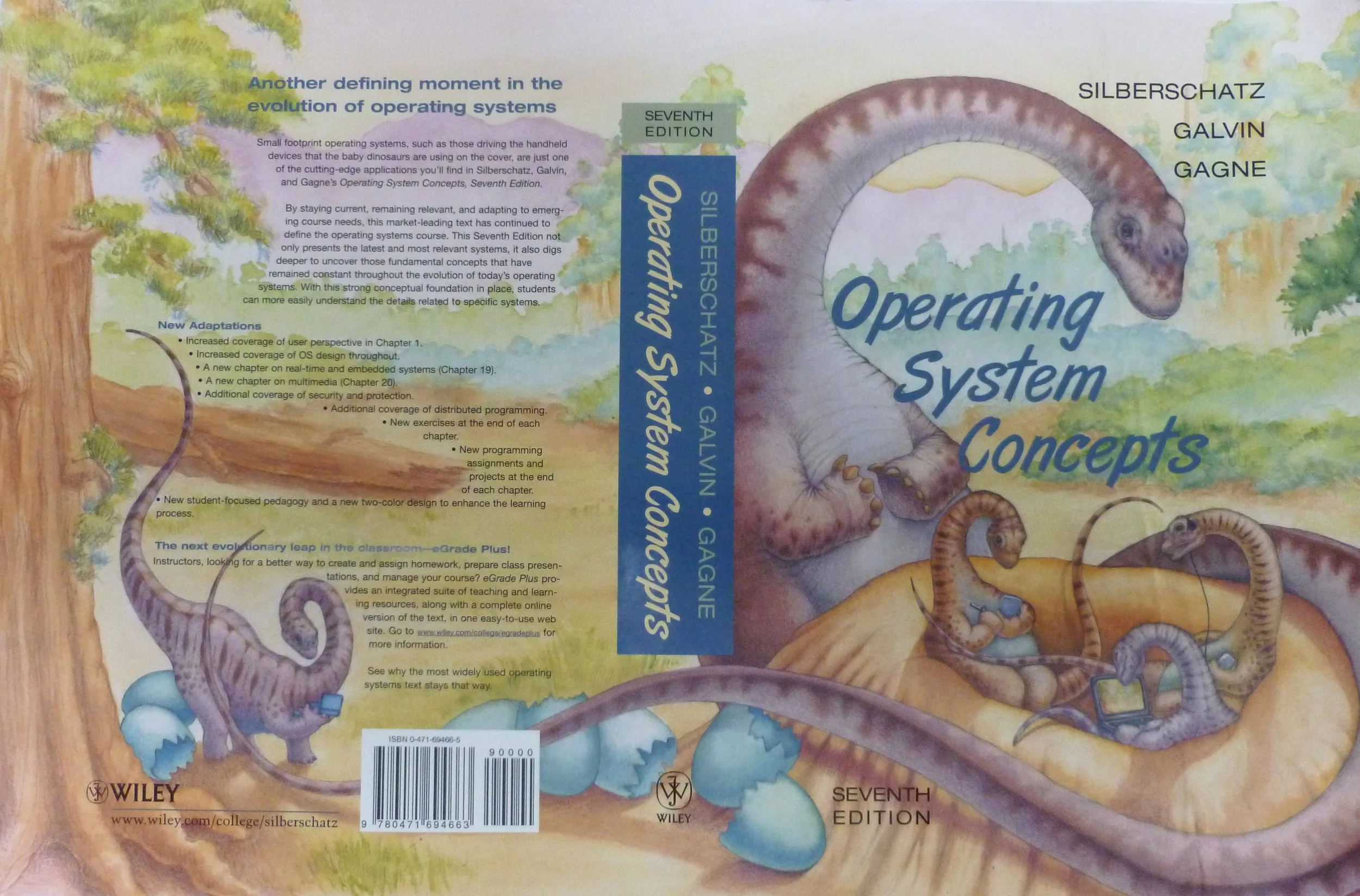 Textbook front and back cover wrap