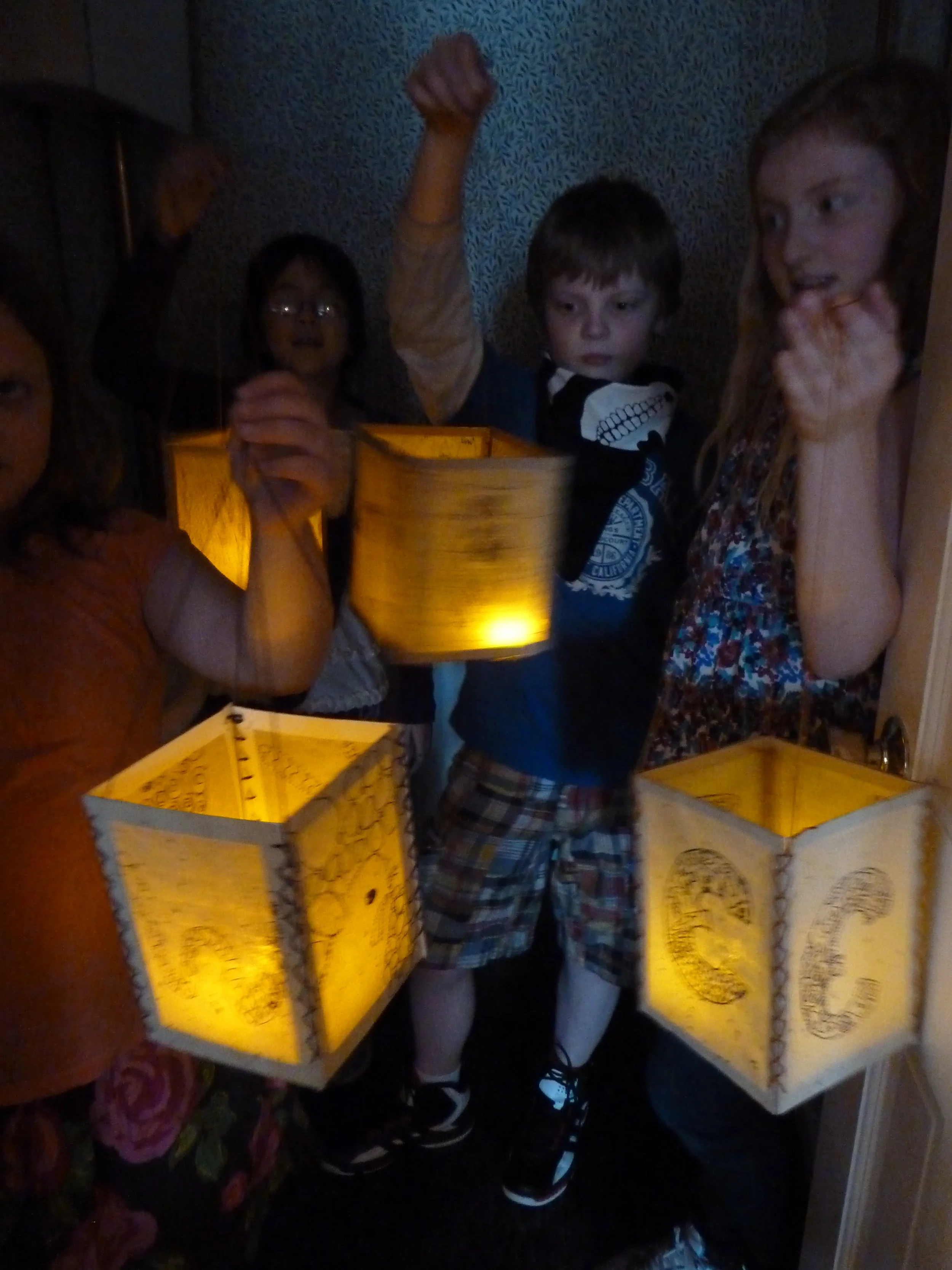 Painted Rice Paper Lanterns