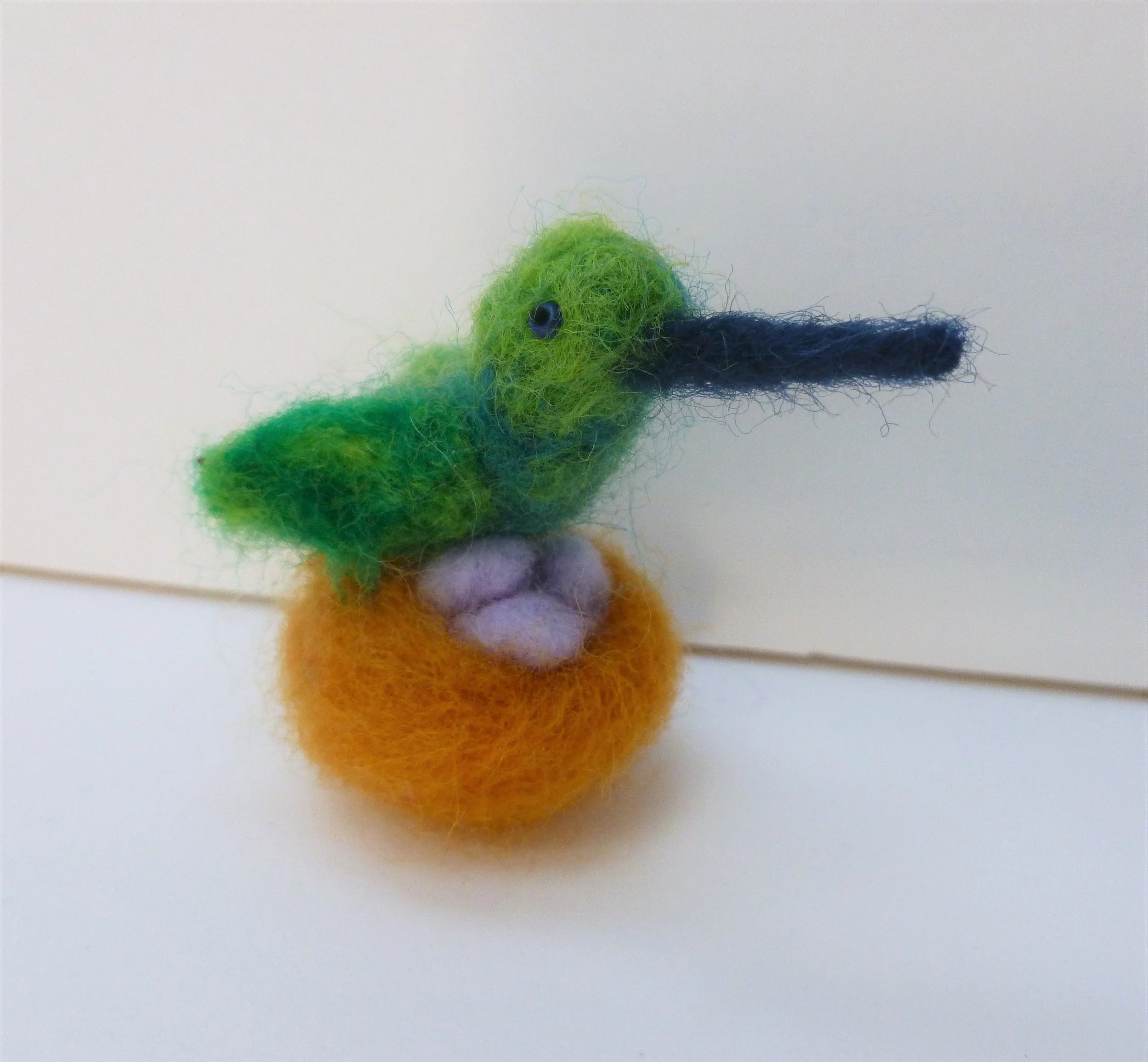 Dry Needle Felted Hummingbird