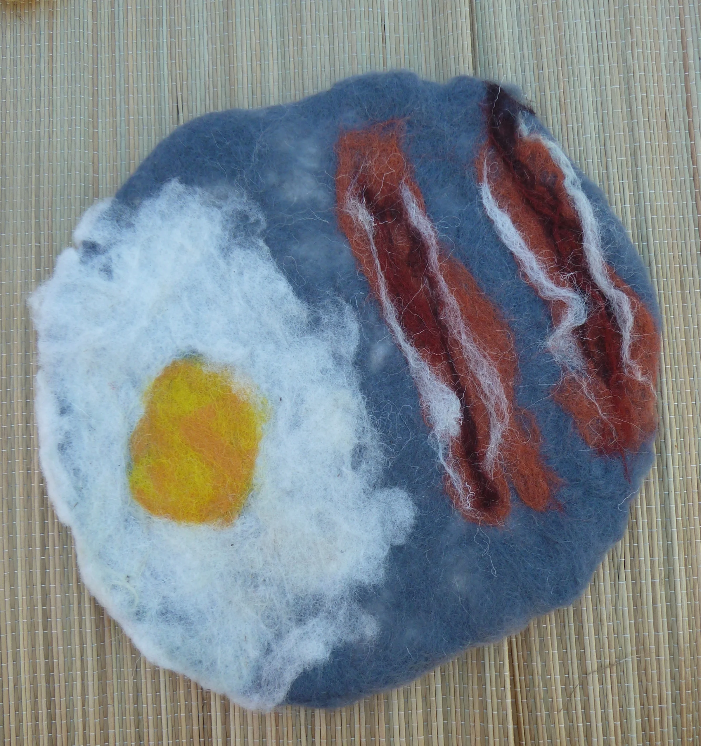 Wet Felted Trivet