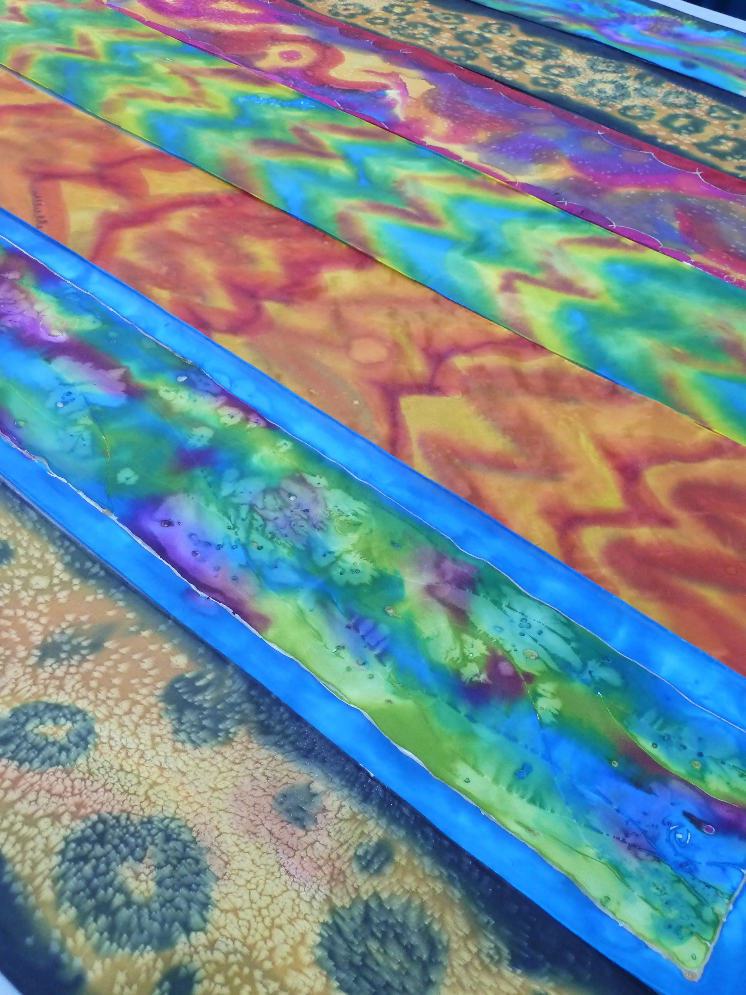 No Resist Scarves from Half Day Workshop