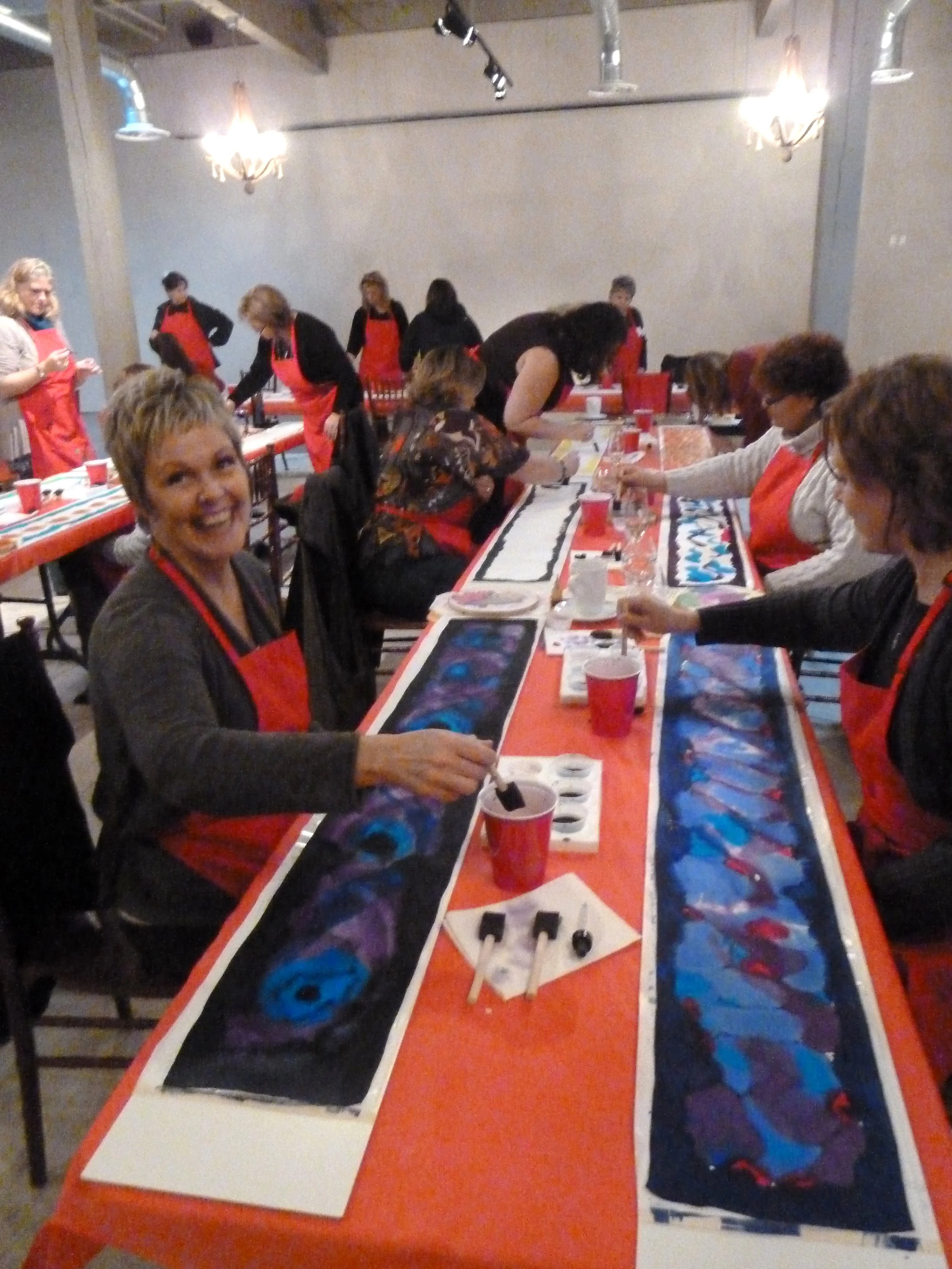 Silk Scarf Painting Public Event