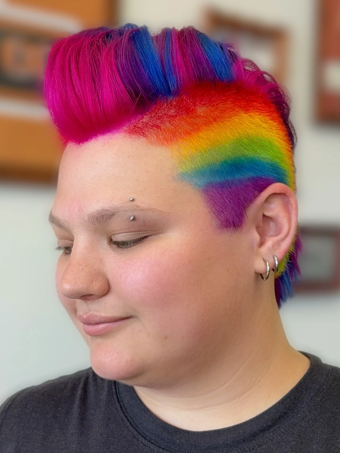 A lot of pride went into this one 😉 @badginger.hair is the artist from our North Haven location.