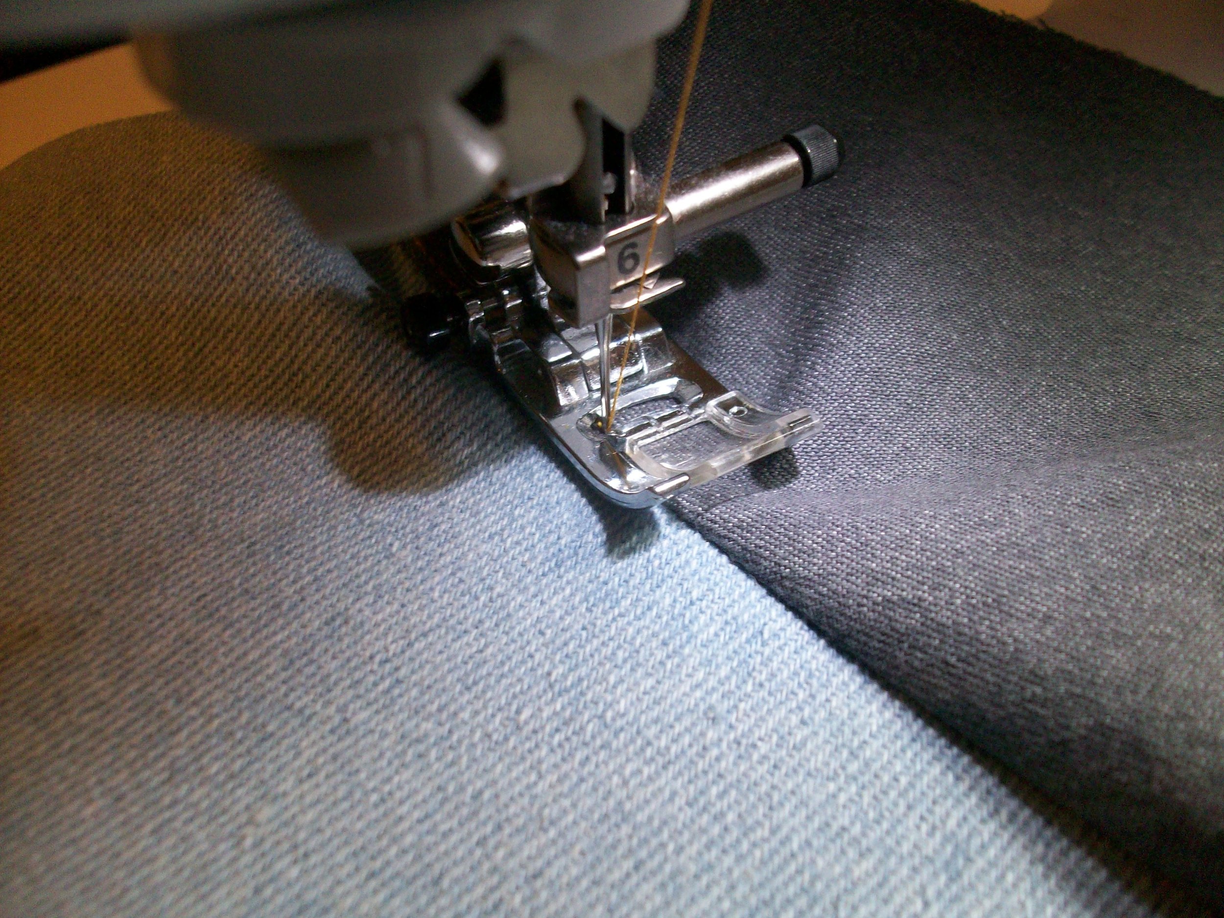 Denim on Denim A-Line Skirt: How to draft & sew curved inset pockets ...