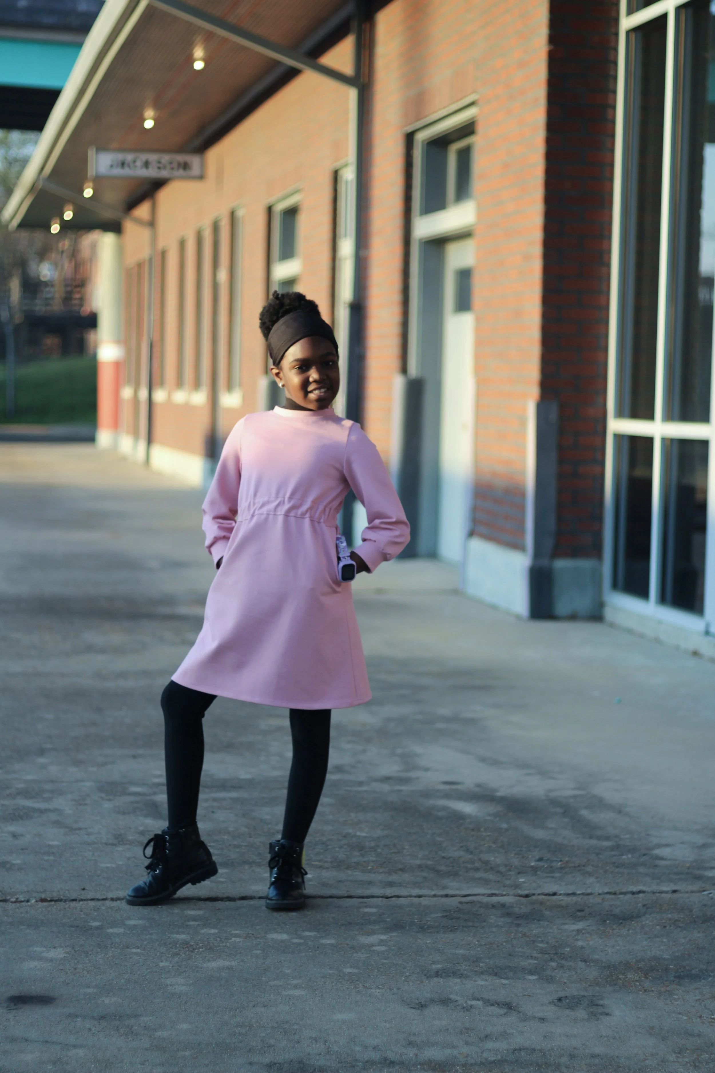 A Custom Fit in Pink Ponte: New Look 6714