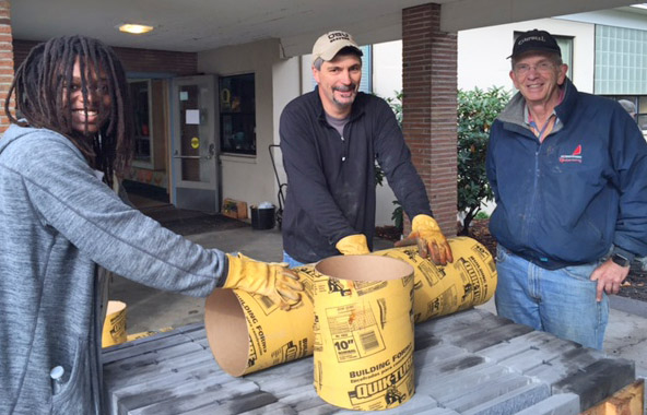 hard working Rotary volunteers!
