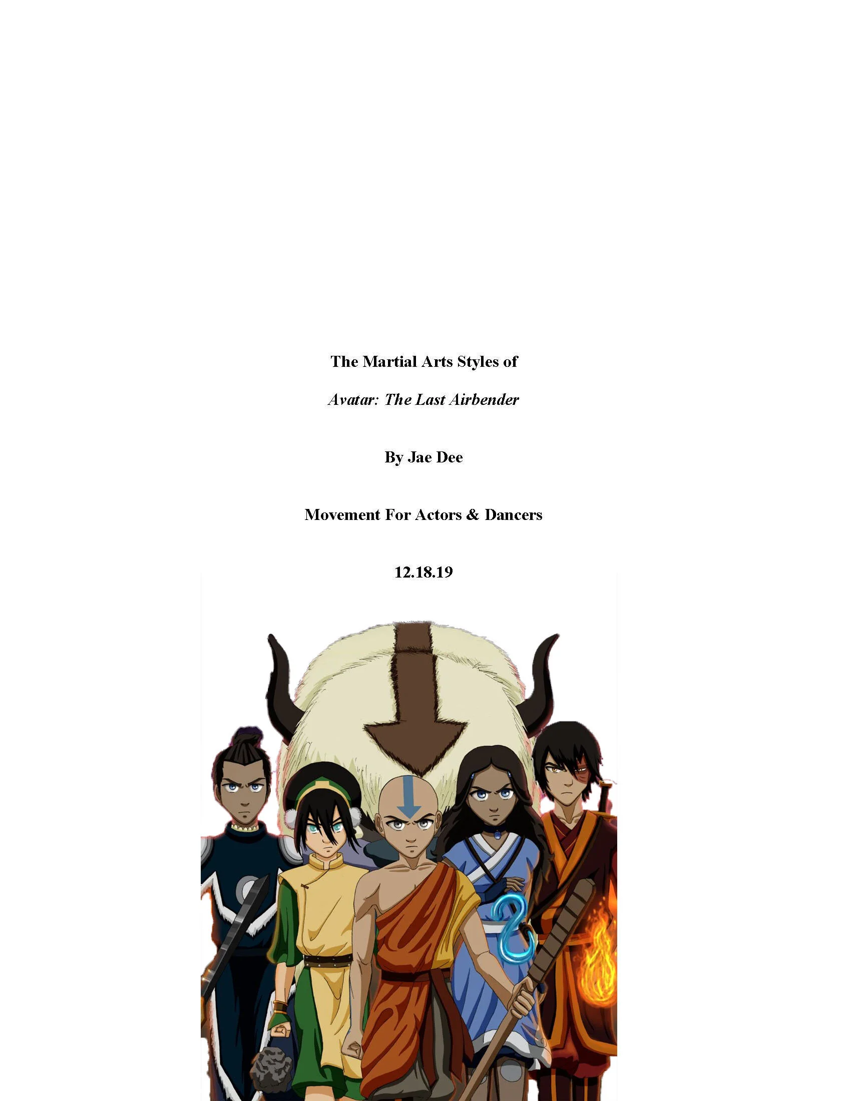 The Martial Arts Styles Of Avatar: The Last Airbender