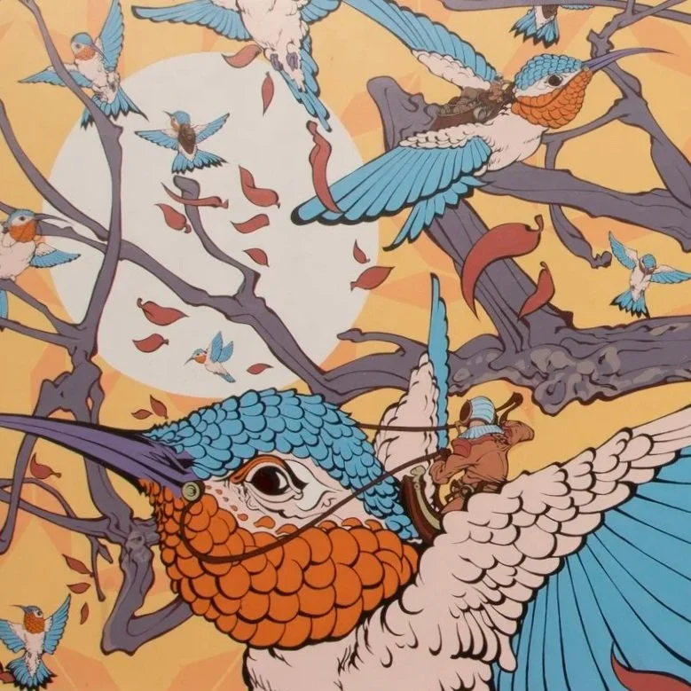 Hummingbird Mural