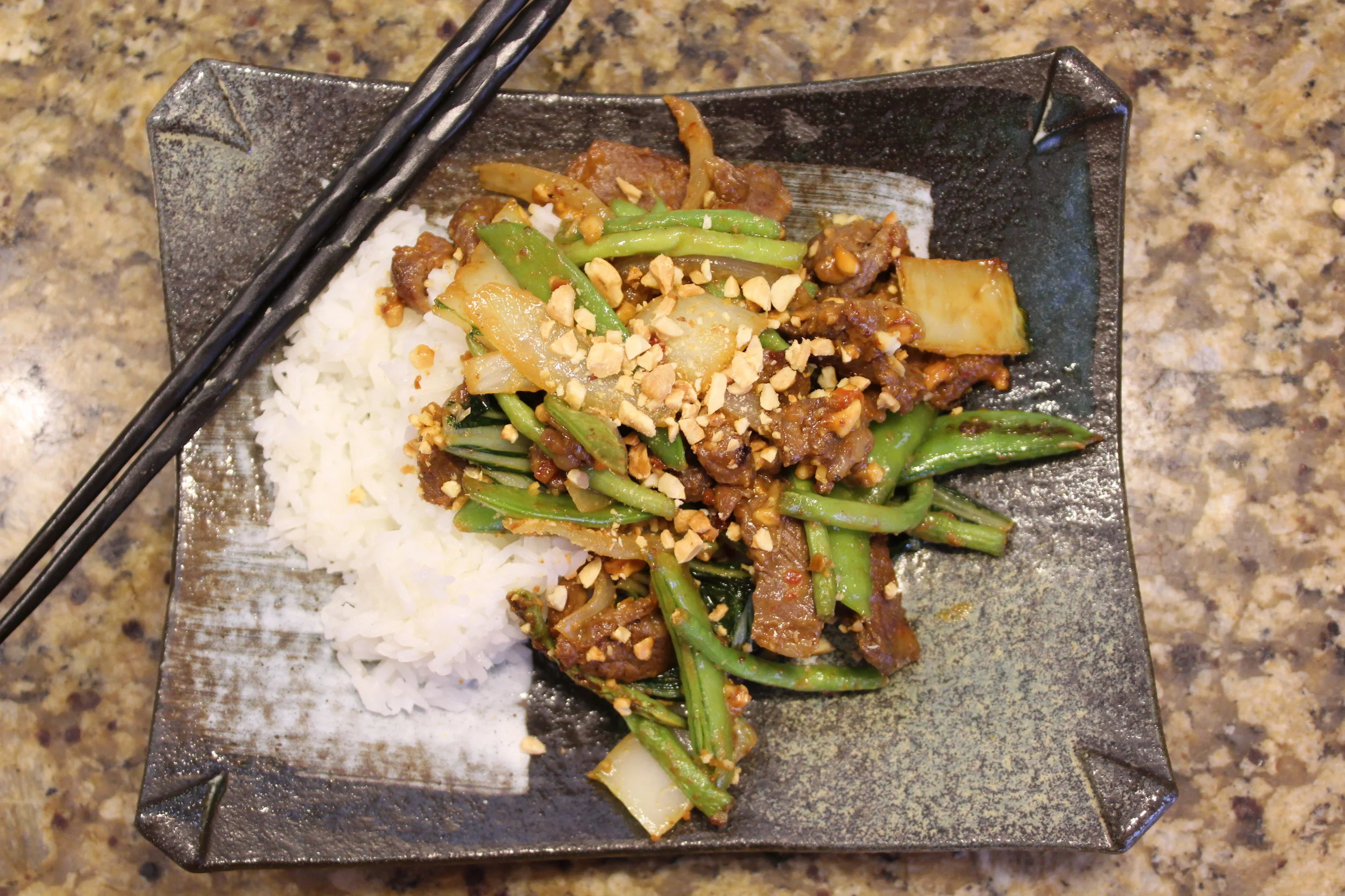 Spicy Peanut Stir Fry