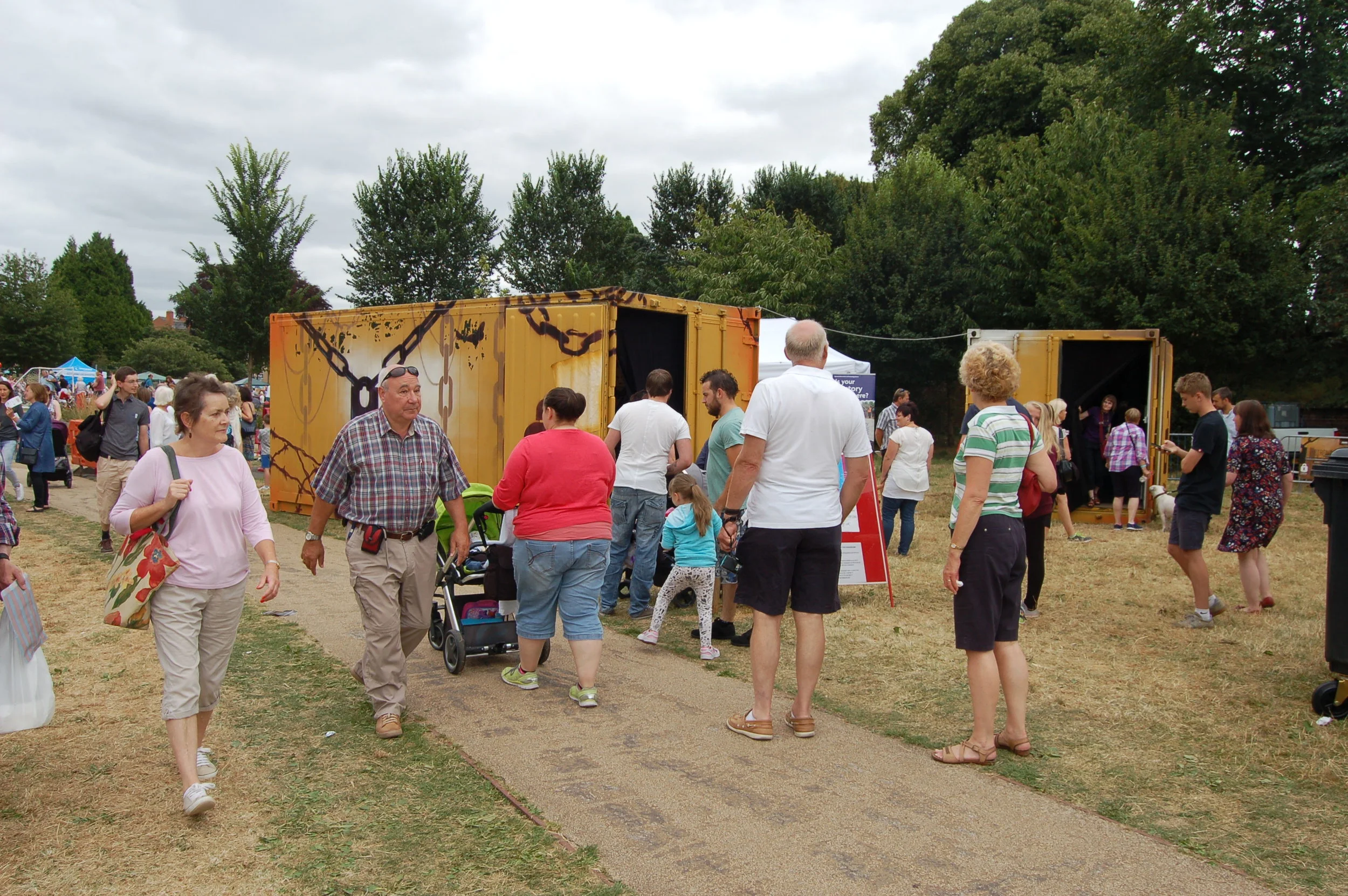 The Strong Rooms shipping container galleries (Worcester 2016)