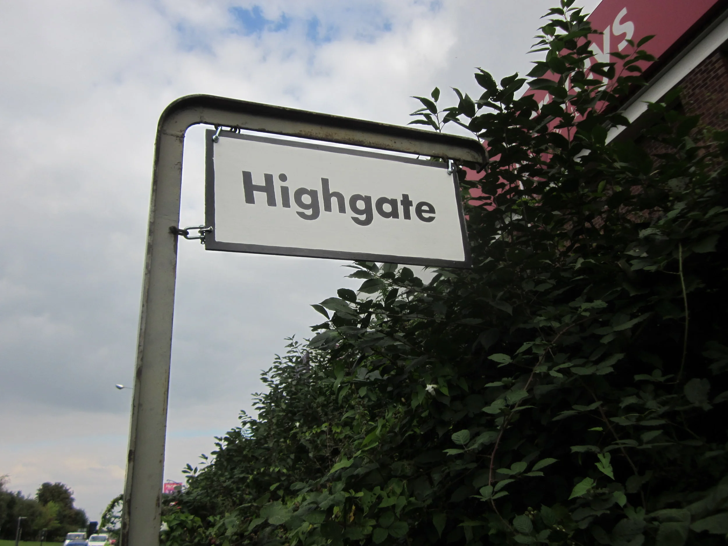  Highgate area sign II (2014) 