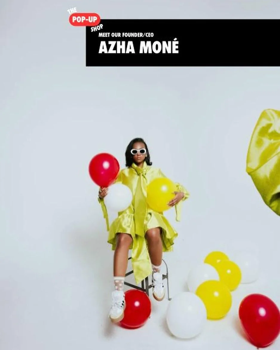 Meet the visionary behind the Pop-Up Shop Experience, ✨Azha Mon&eacute;✨ Curating a dynamic space for fashion, community, and collaboration while championing local talent.

Stay tuned for official release date and exclusive merch drop #ThePopUpShop ?