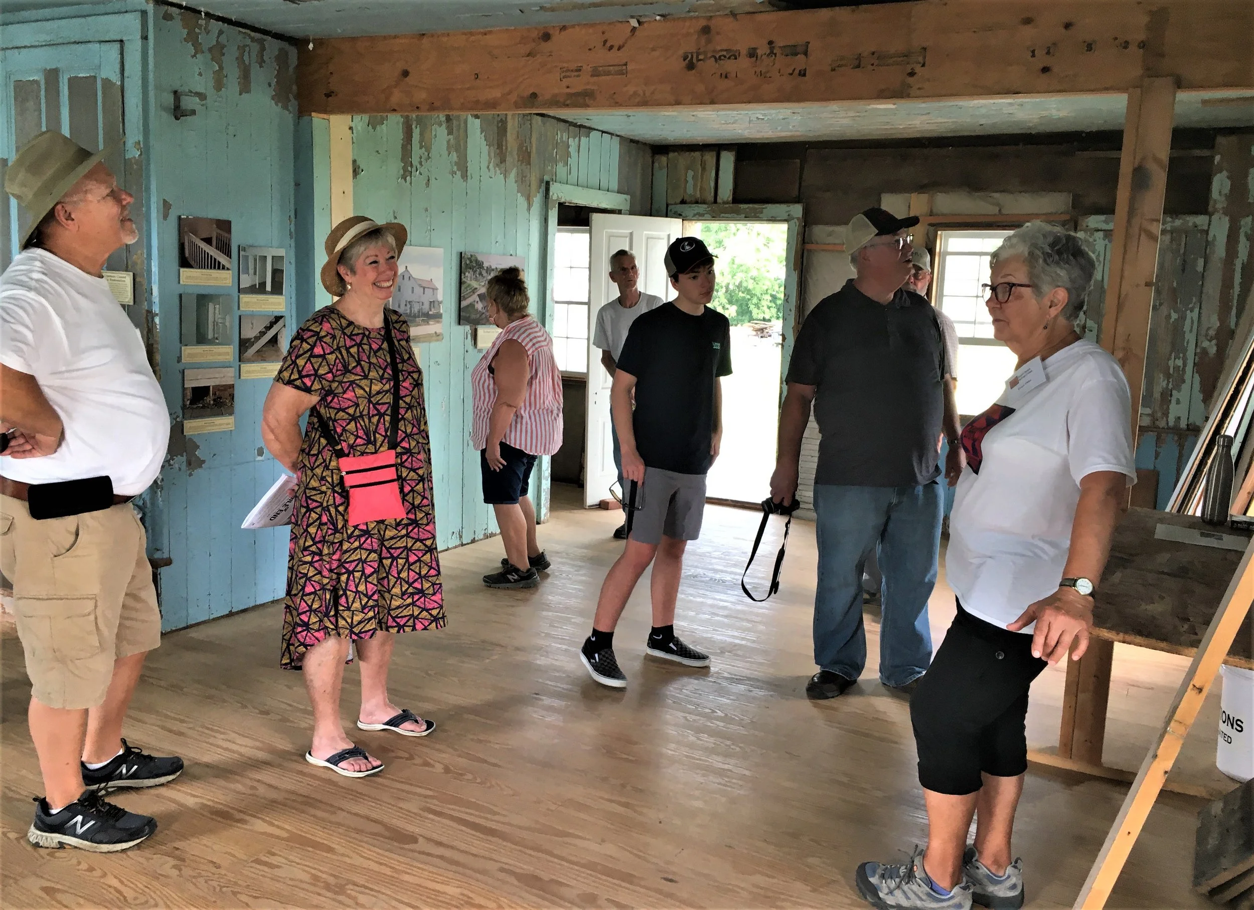 2022 Steam Threshing (3) Tour of Yoder House.JPG